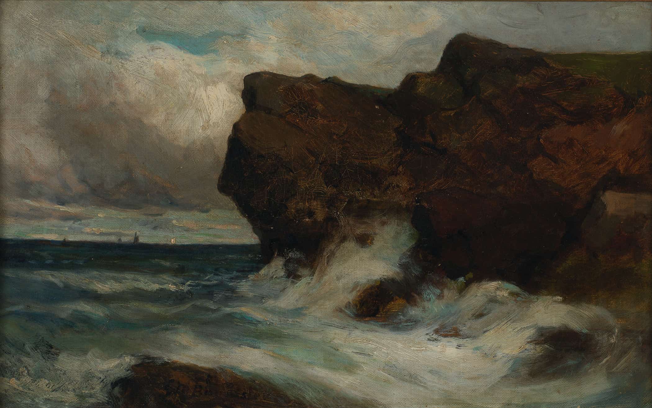 Ocean Cliffs by Edward Mitchell Bannister - Image 2