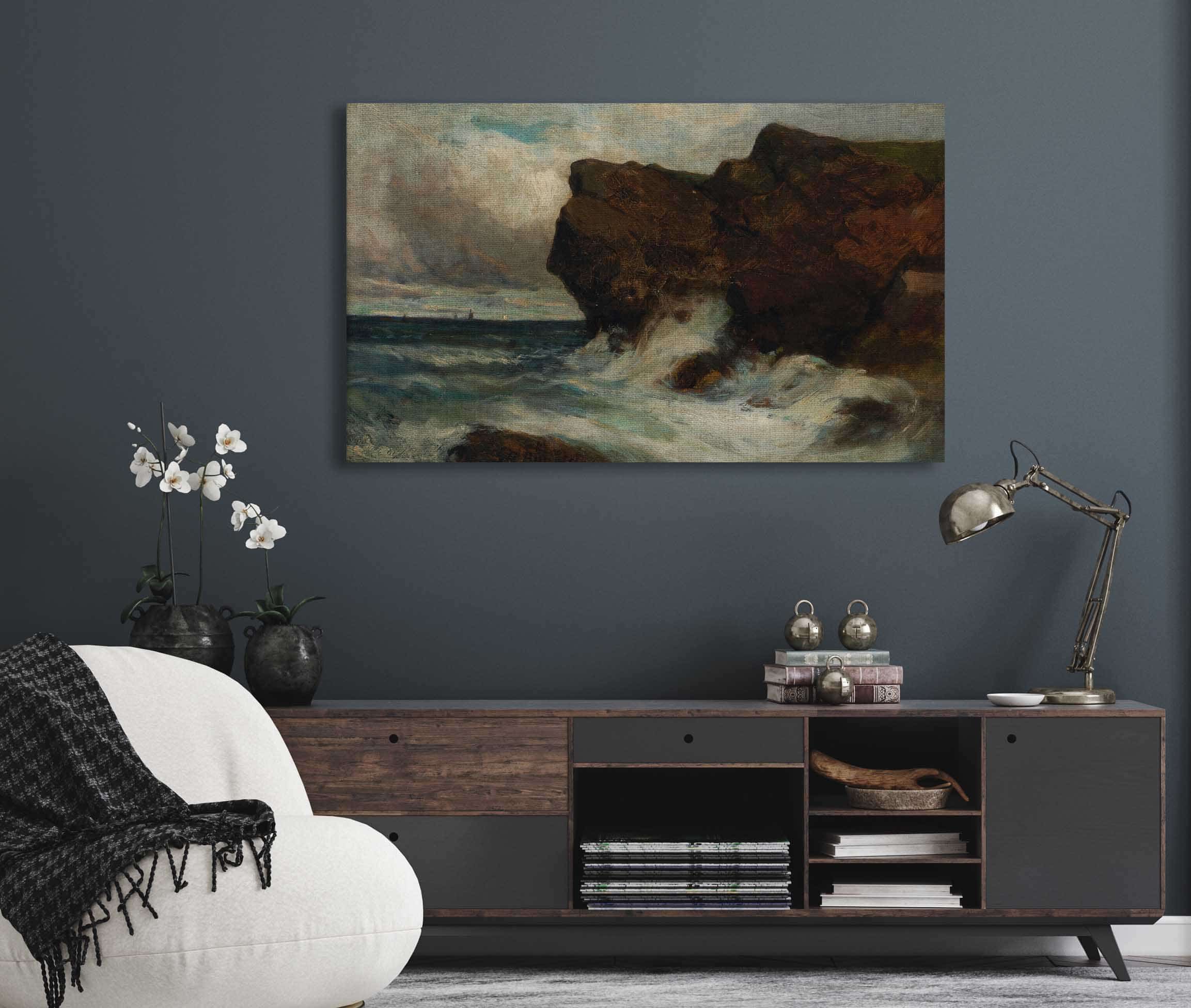 Ocean Cliffs by Edward Mitchell Bannister - Image 5