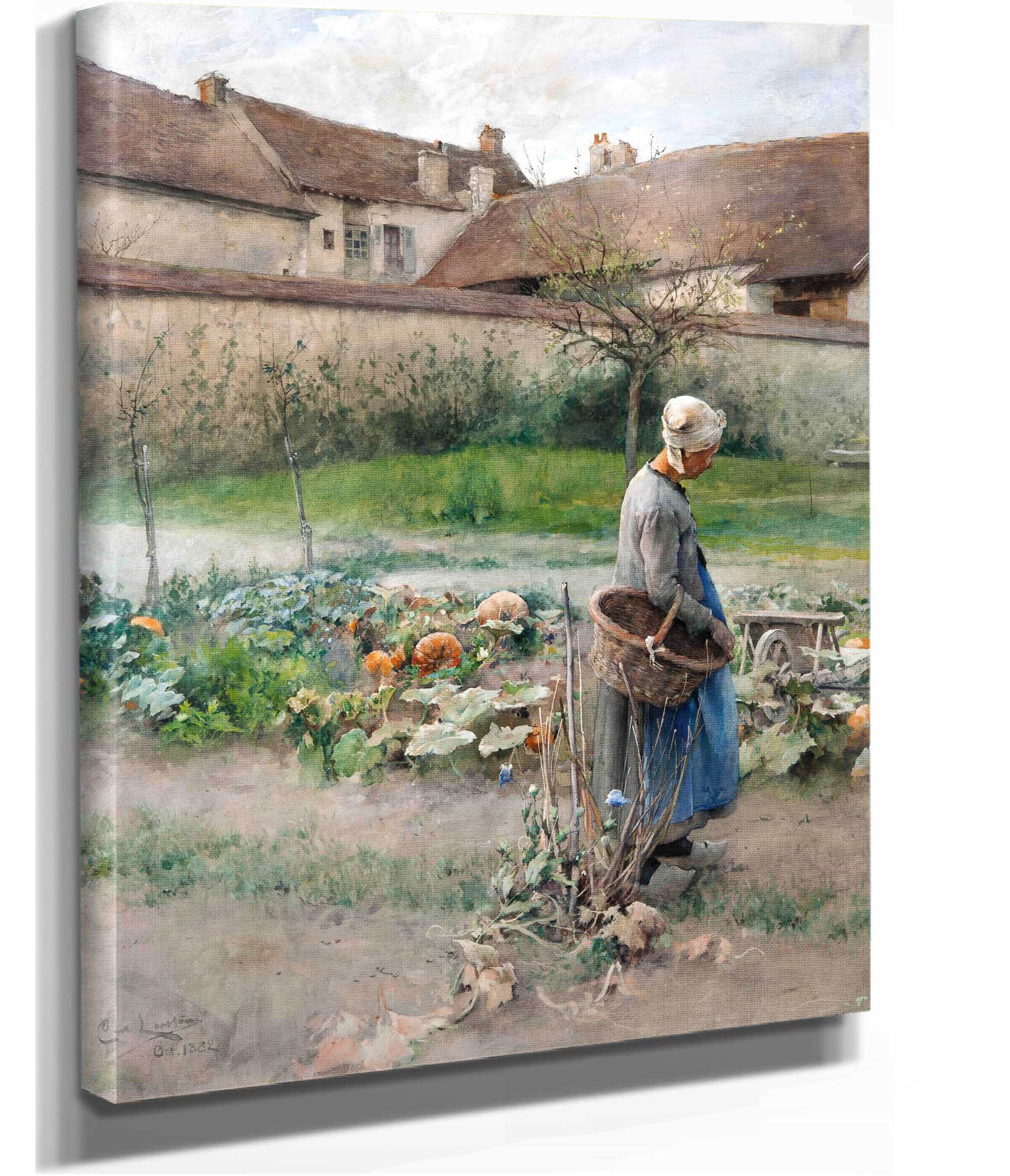 October by Carl Larsson - Image 2