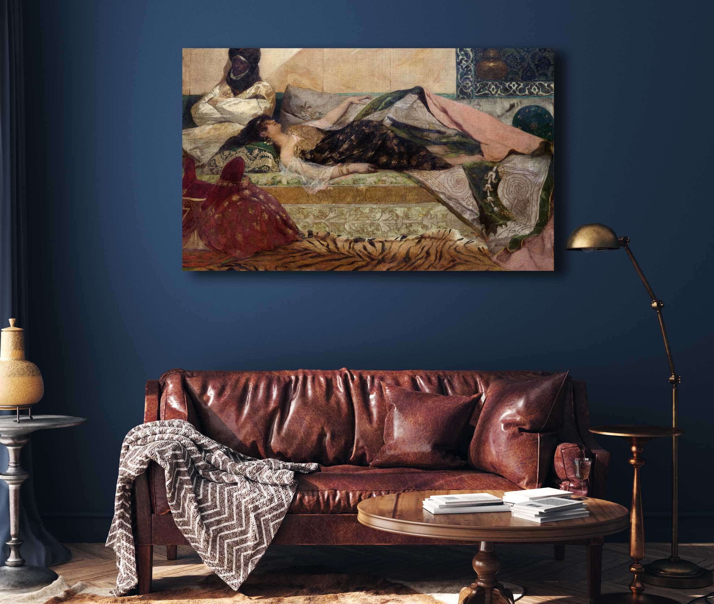 Odalisque by Jean Joseph Benjamin Constant - Image 5