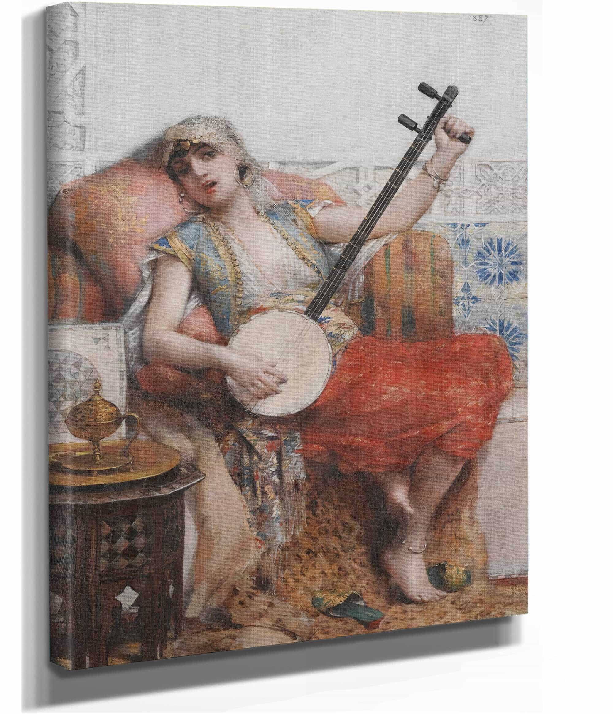 Odalisque by Leon Francois Comerre - Image 4