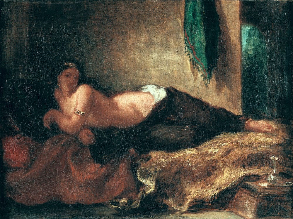 Odalisque By Ferdinand Victor Eugene Delacroix - Image 7