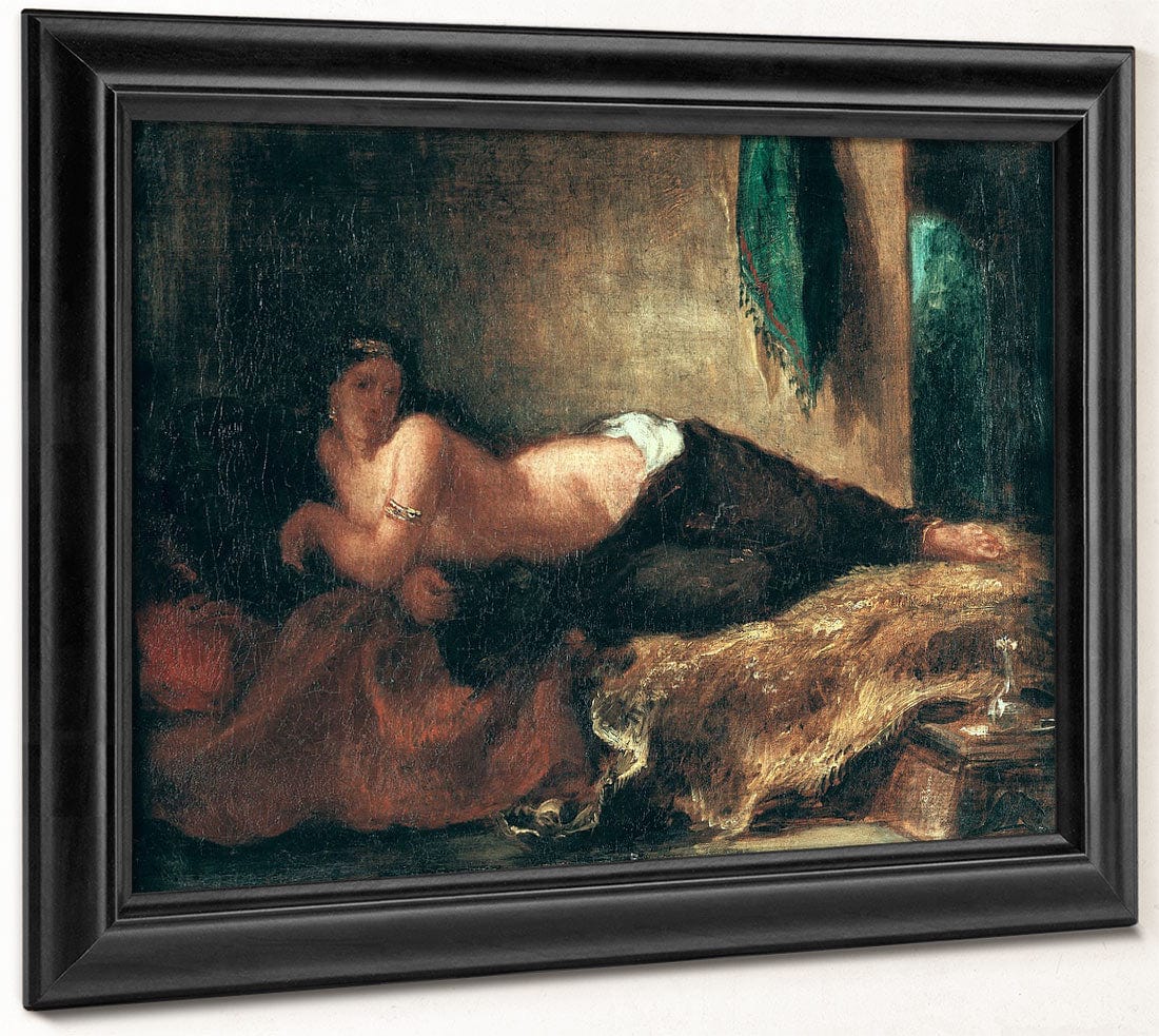 Odalisque By Ferdinand Victor Eugene Delacroix - Image 8
