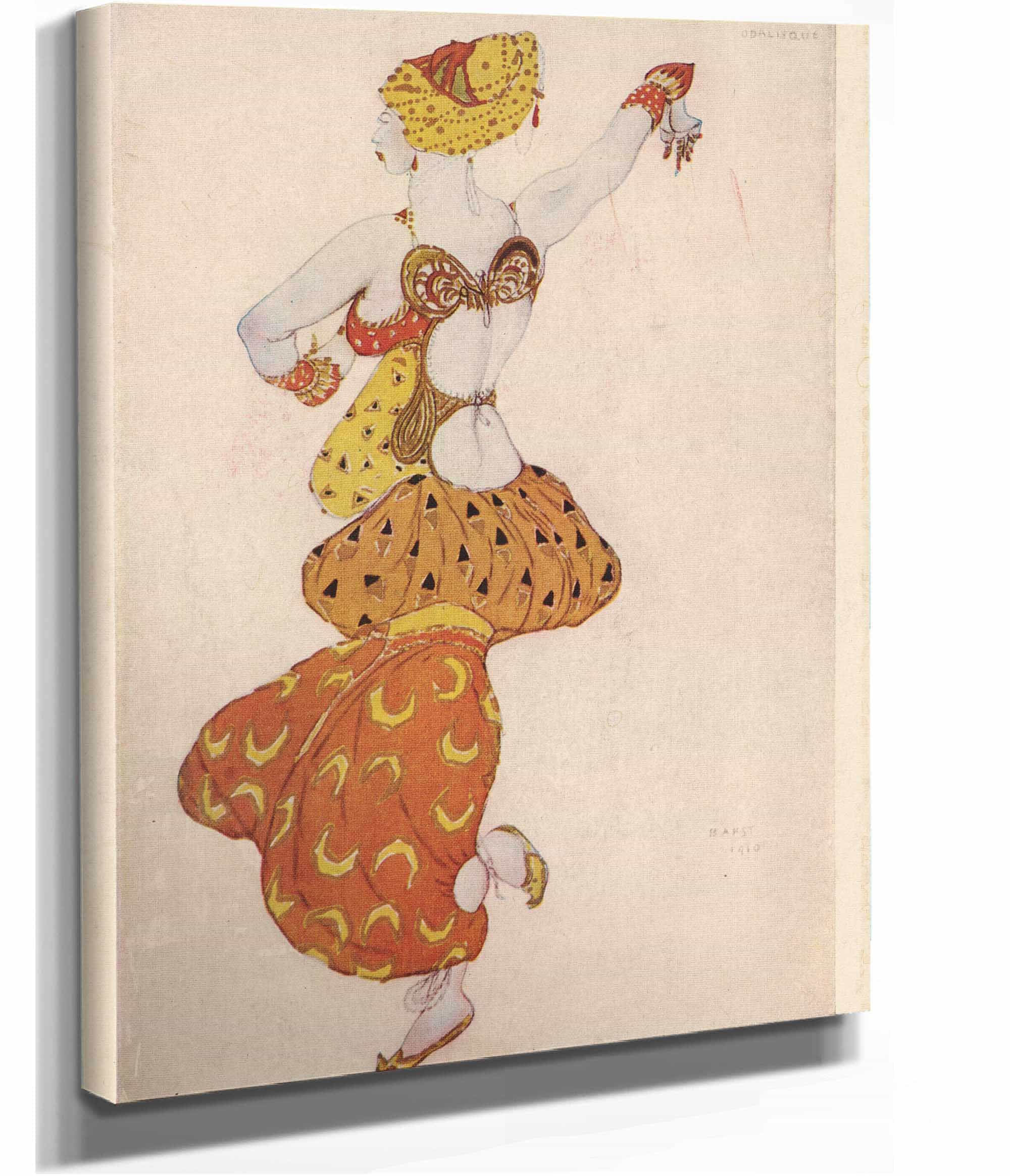 Odalisque In Scheherazade by Leon Bakst - Image 2