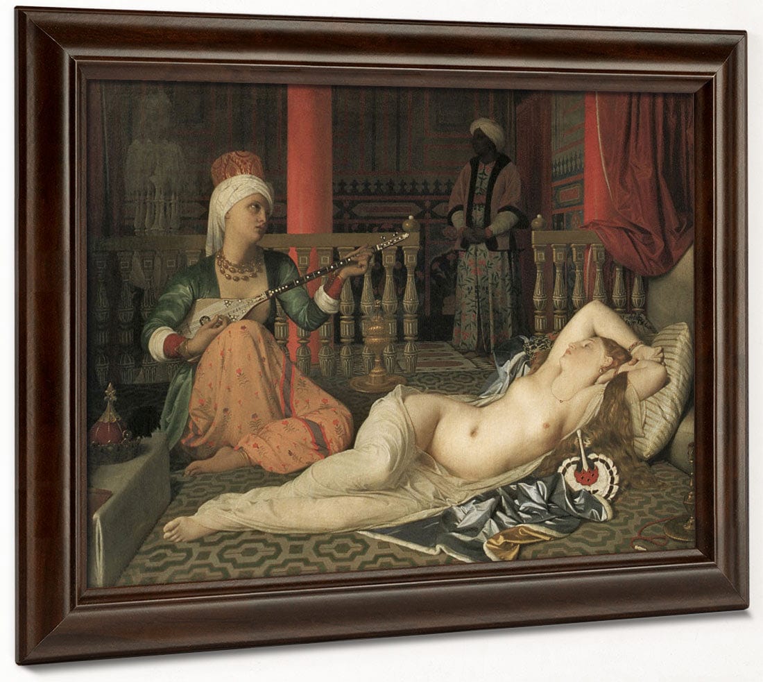 Odalisque With A Slave By Jean Auguste Dominique Ingres - Image 6