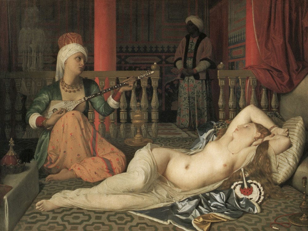 Odalisque With A Slave By Jean Auguste Dominique Ingres - Image 7