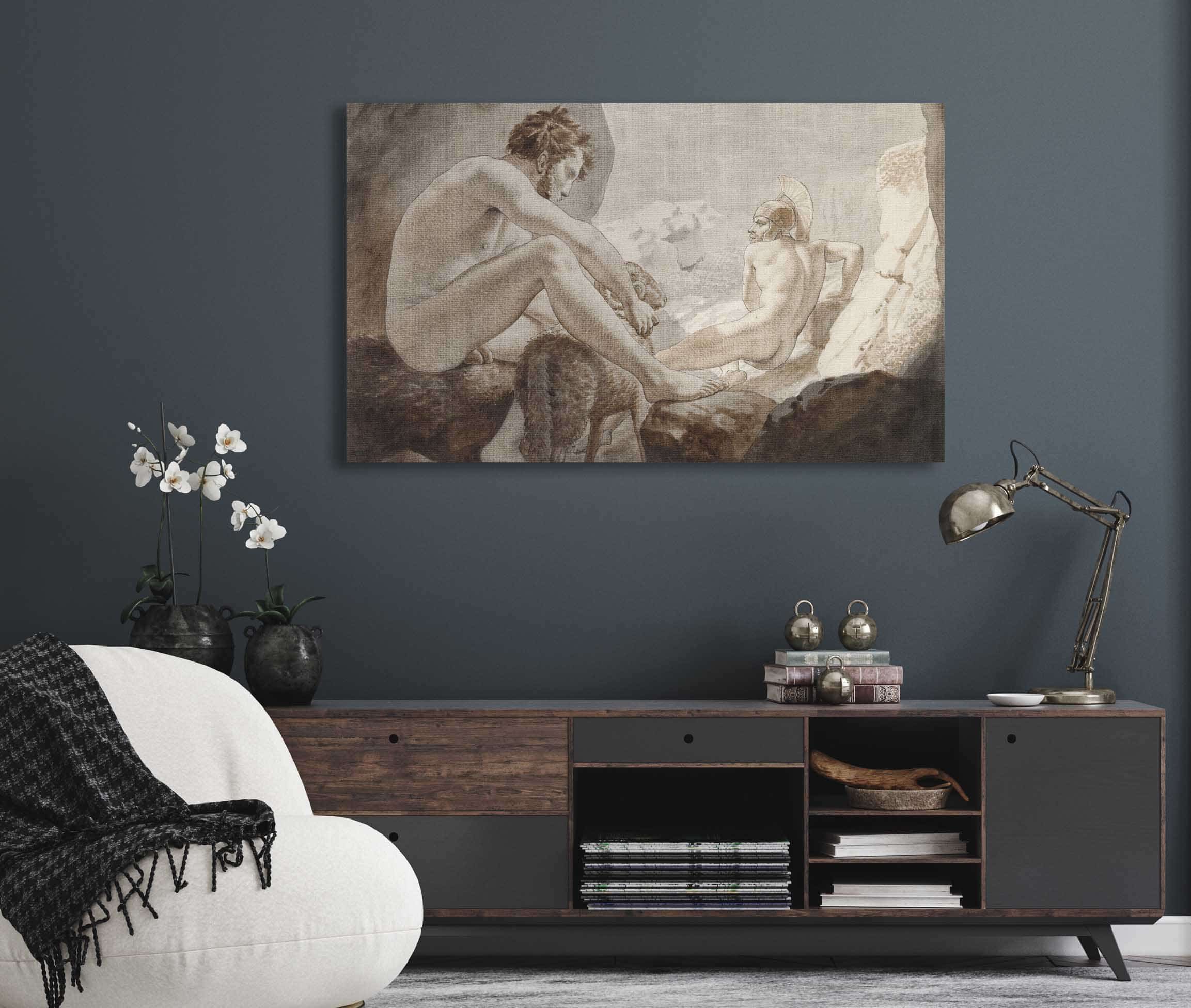 Odysseus Flygter Fra Polyfem by Christoffer Wilhelm Eckersberg - Image 5