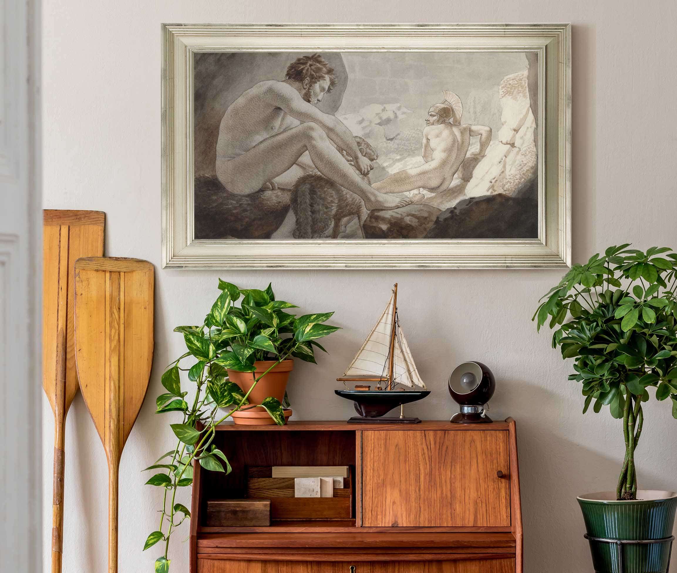 Odysseus Flygter Fra Polyfem by Christoffer Wilhelm Eckersberg - Image 6