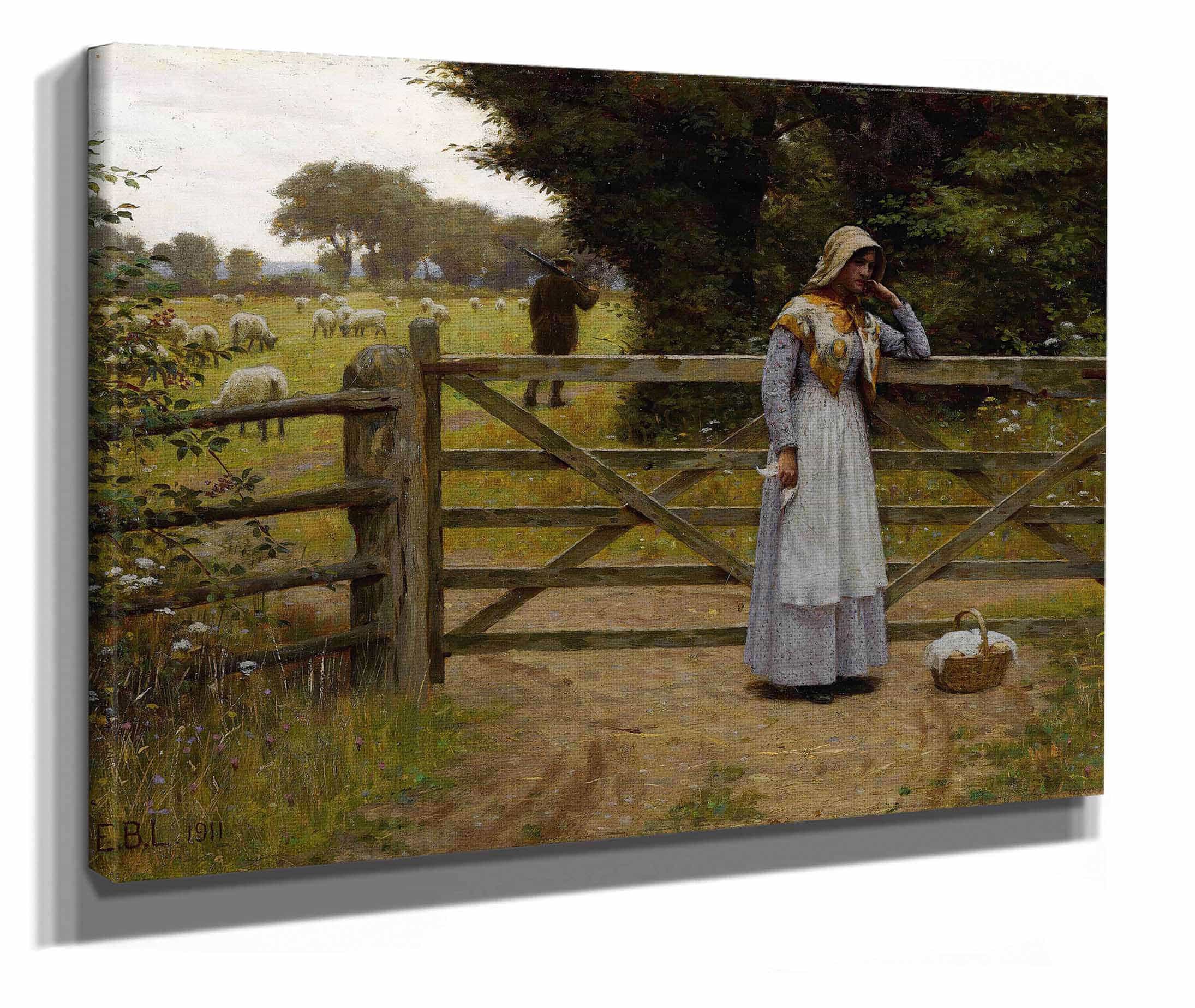 Off by Edmund Blair Leighton