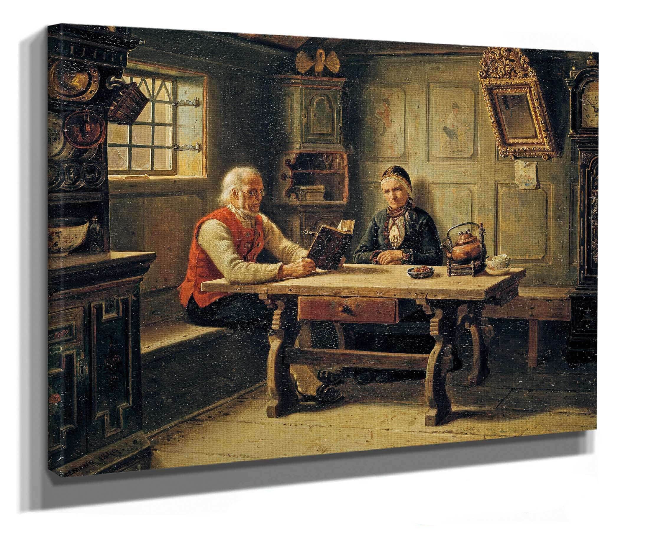 Old Age Solitude by Adolph Tidemand - Image 2