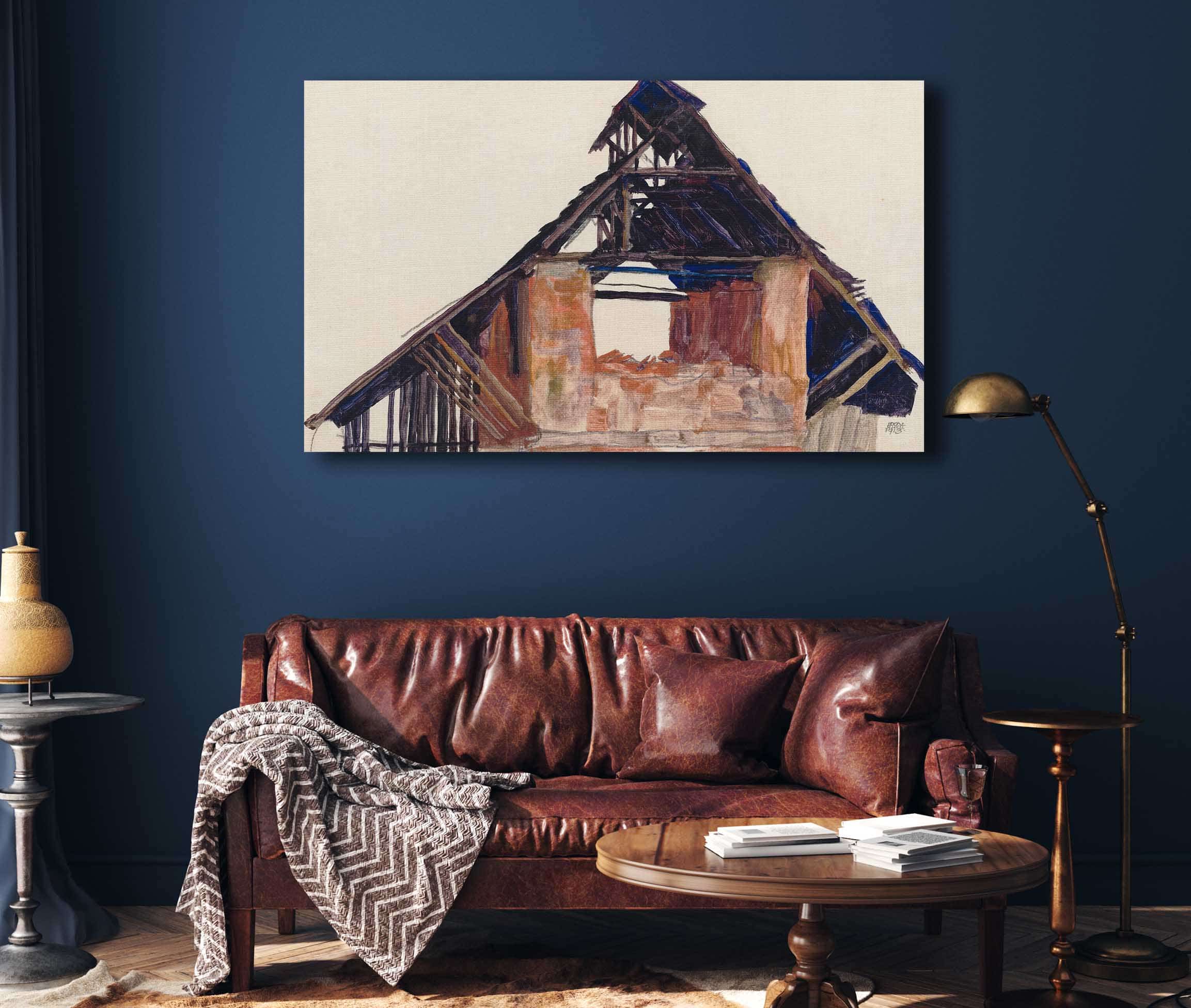 Old Gable by Egon Schiele - Image 4