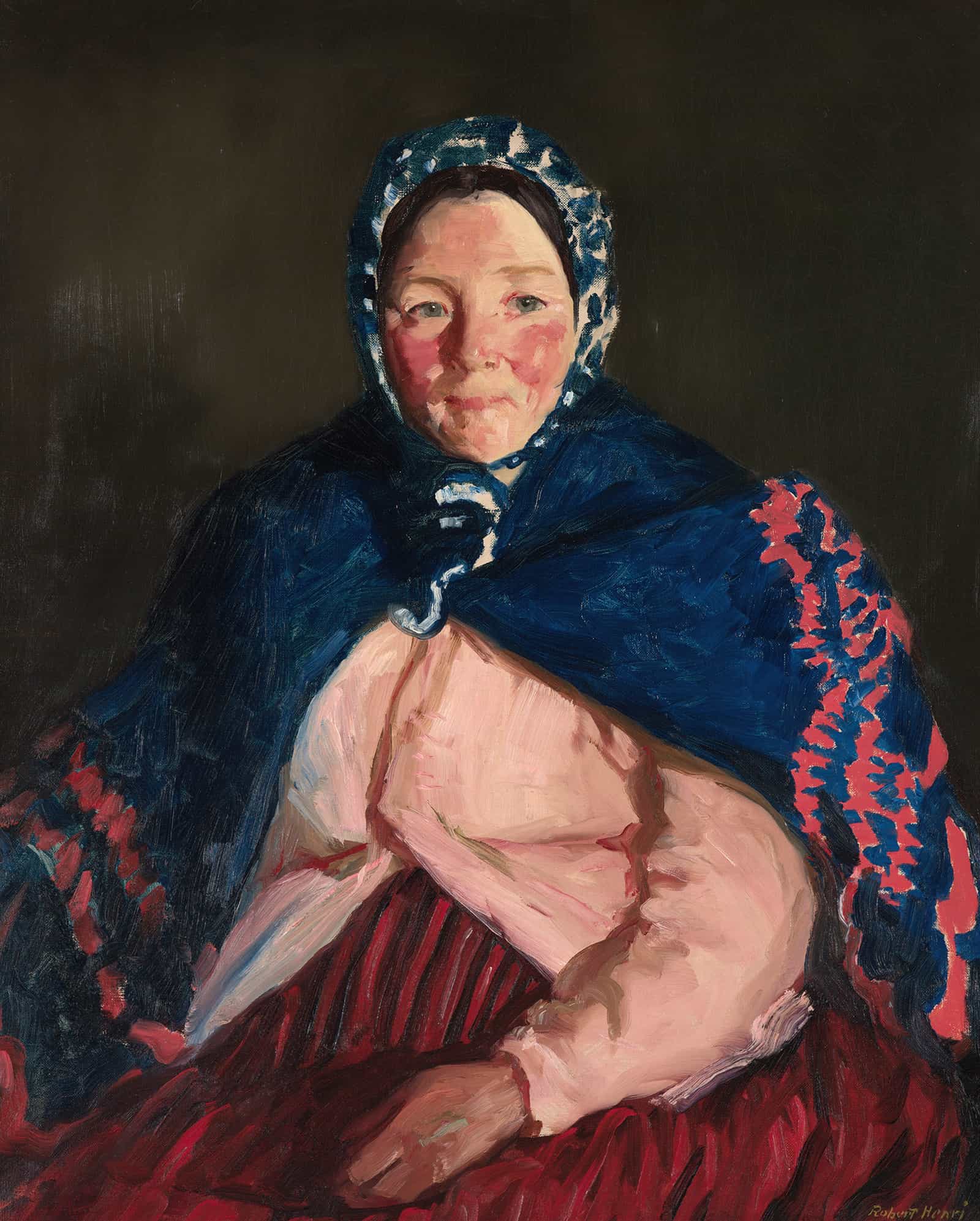 Old Johnnies Wife by Robert Henri