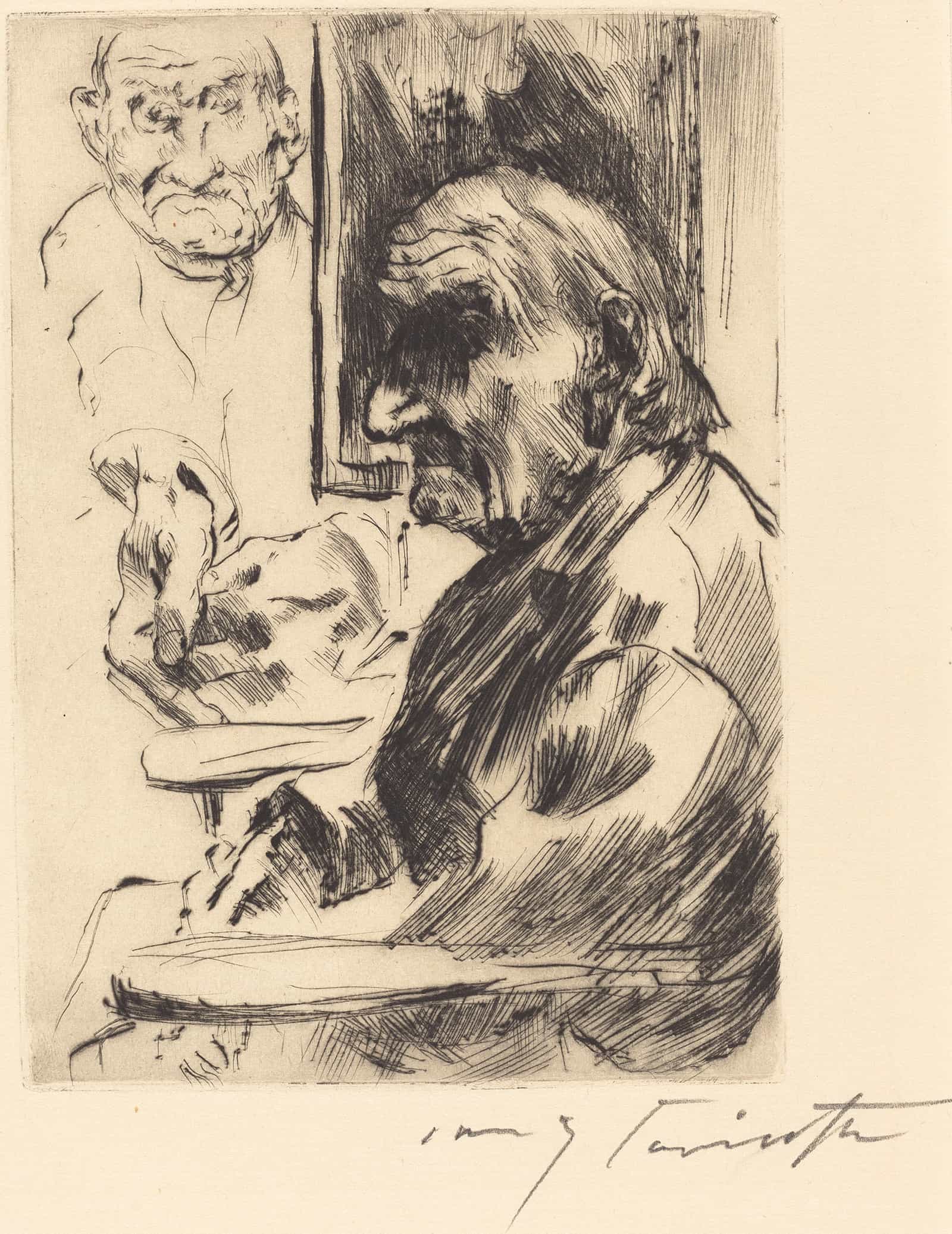 Old Man Alter Mann by Lovis Corinth