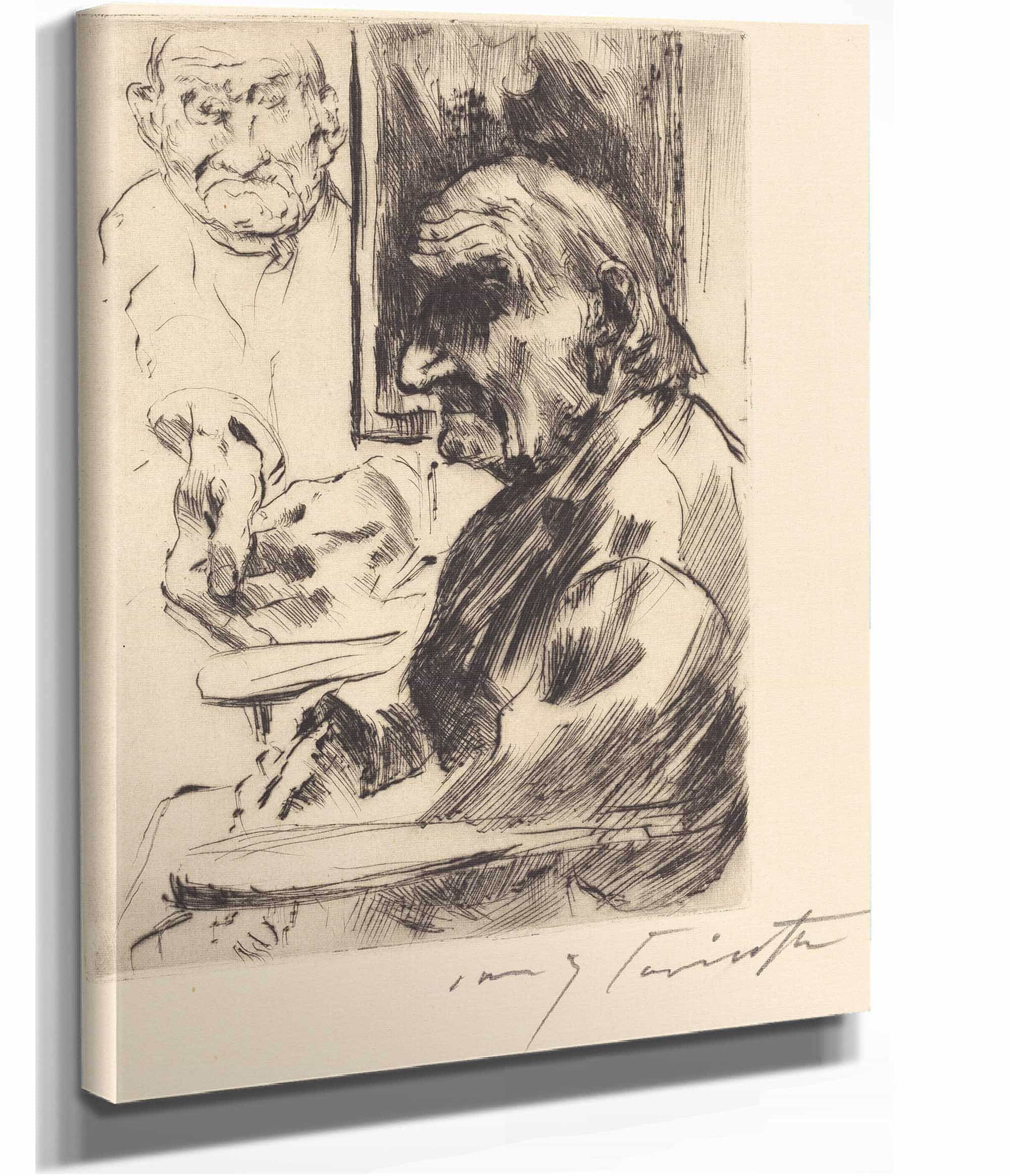 Old Man Alter Mann by Lovis Corinth - Image 2