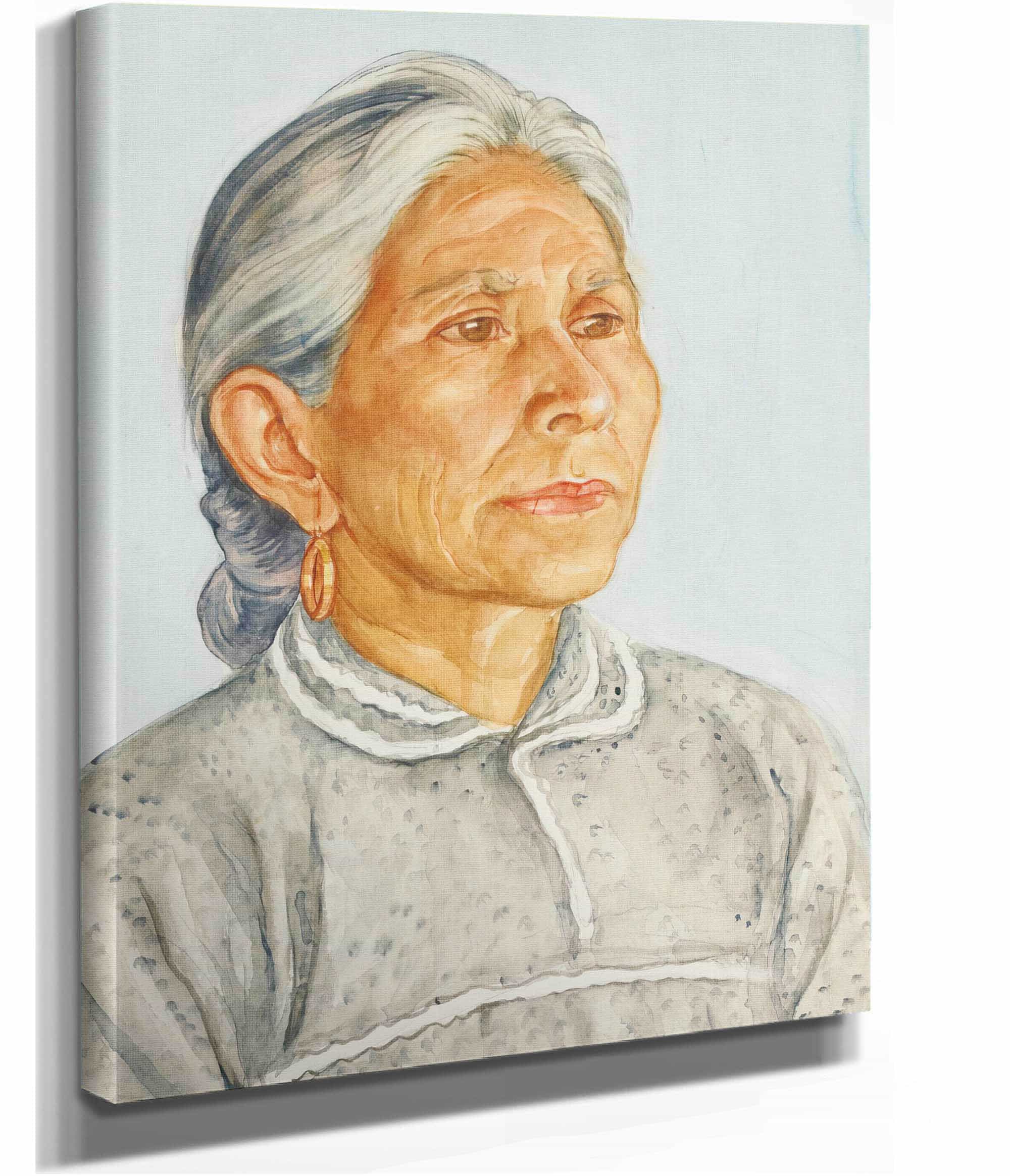 Old Mexican Woman by Nils Dardel - Image 2