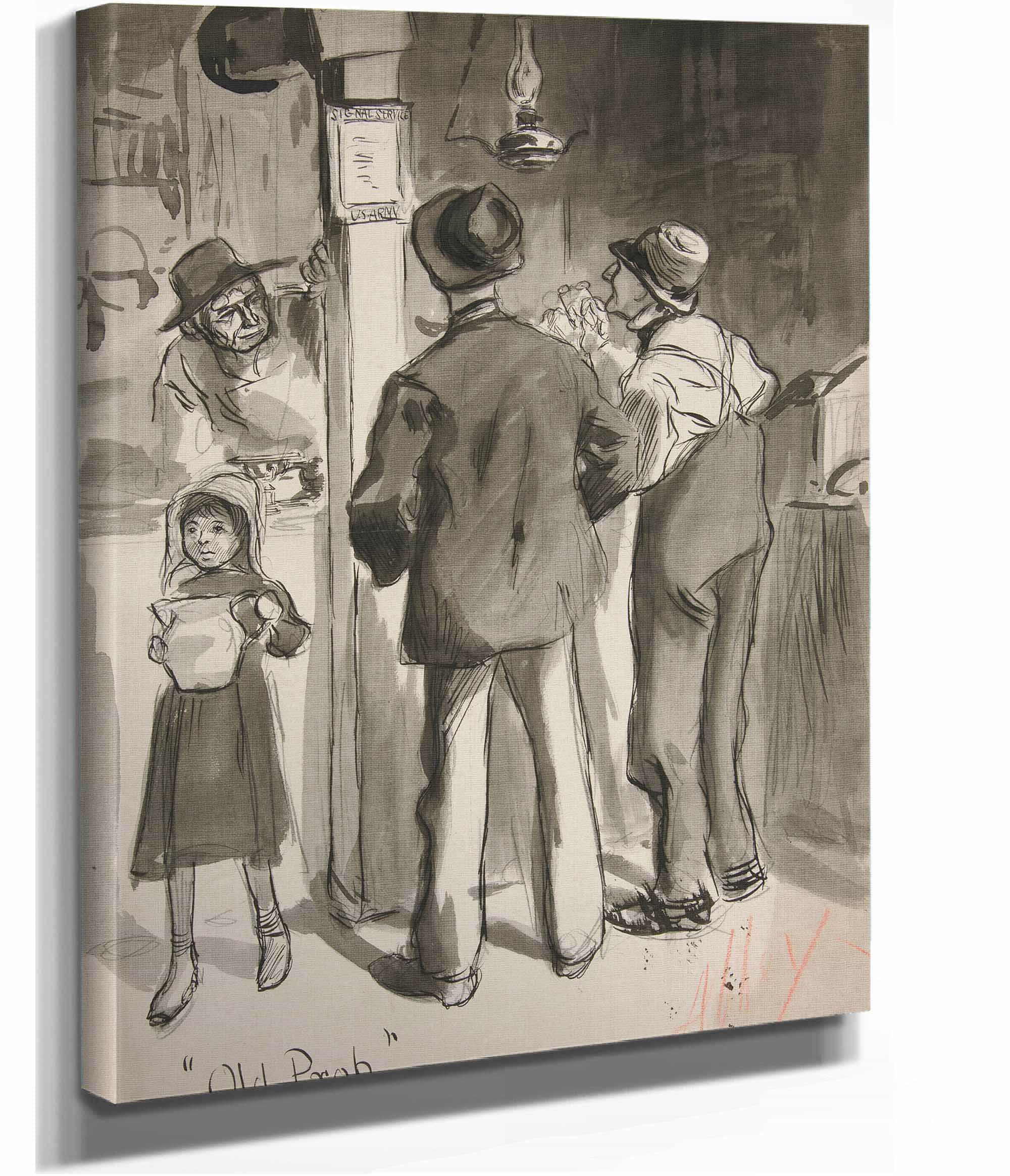 Old Prob by Edwin Austin Abbey - Image 2