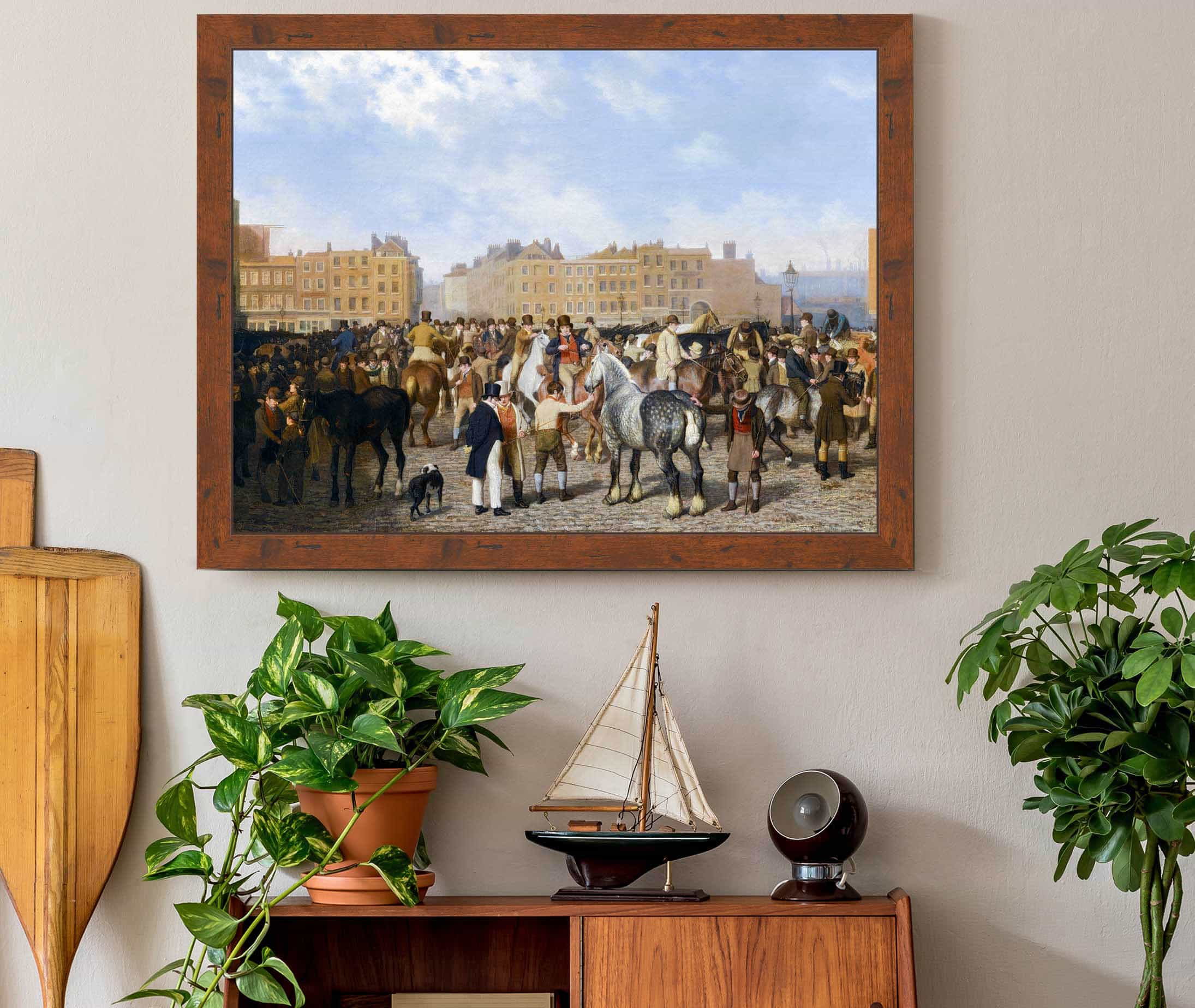 Old Smithfield Market by Jacques Laurent Agasse - Image 3