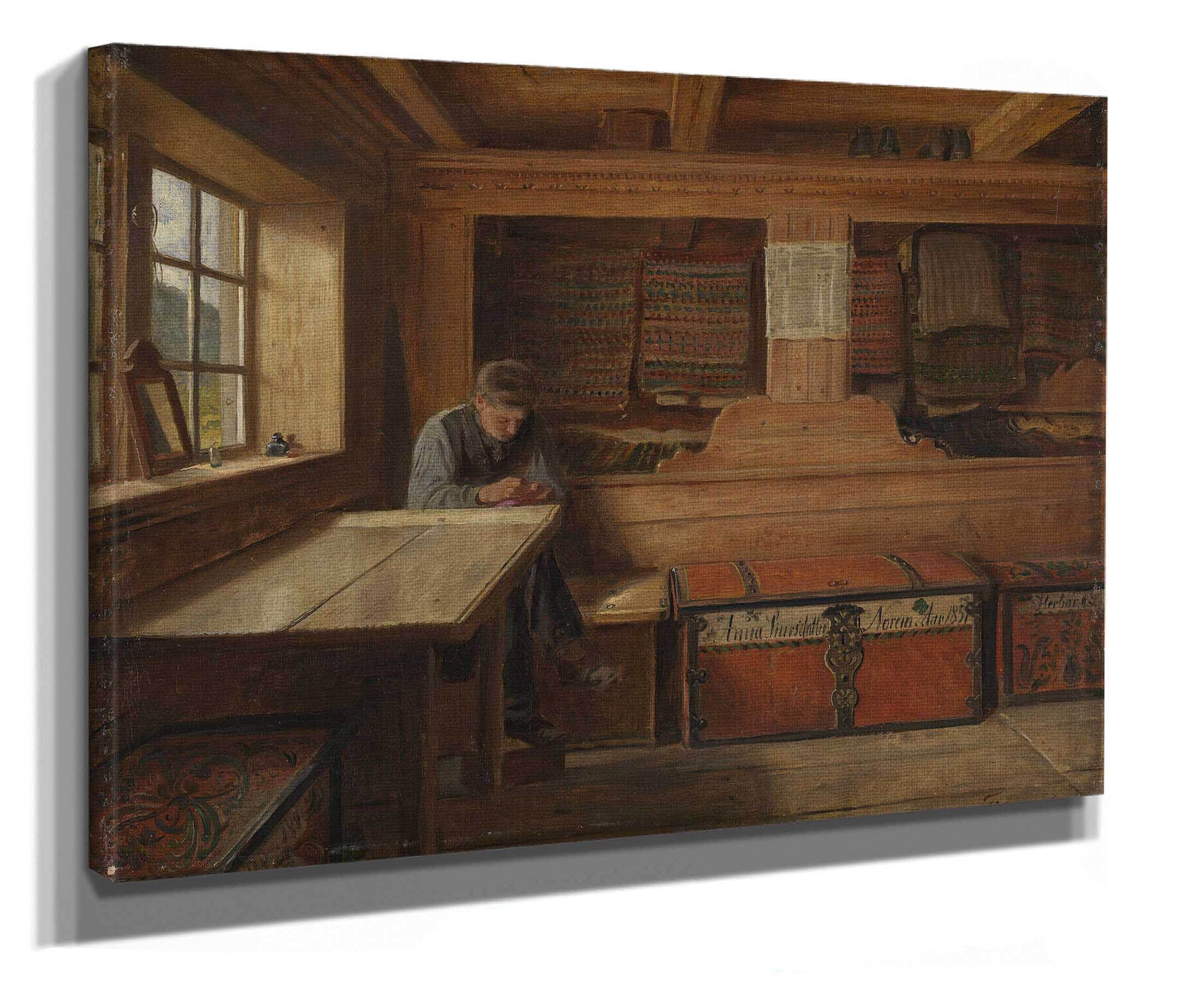Old Storeroom In Vikoy by Adolph Tidemand - Image 2
