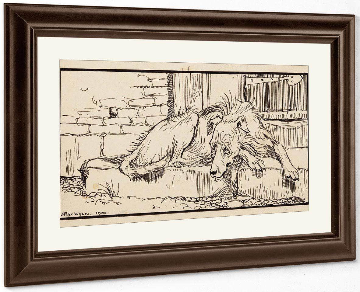 Old Sultan For Grimms Fairy Tales 1900 By Arthur Rackham - Image 5