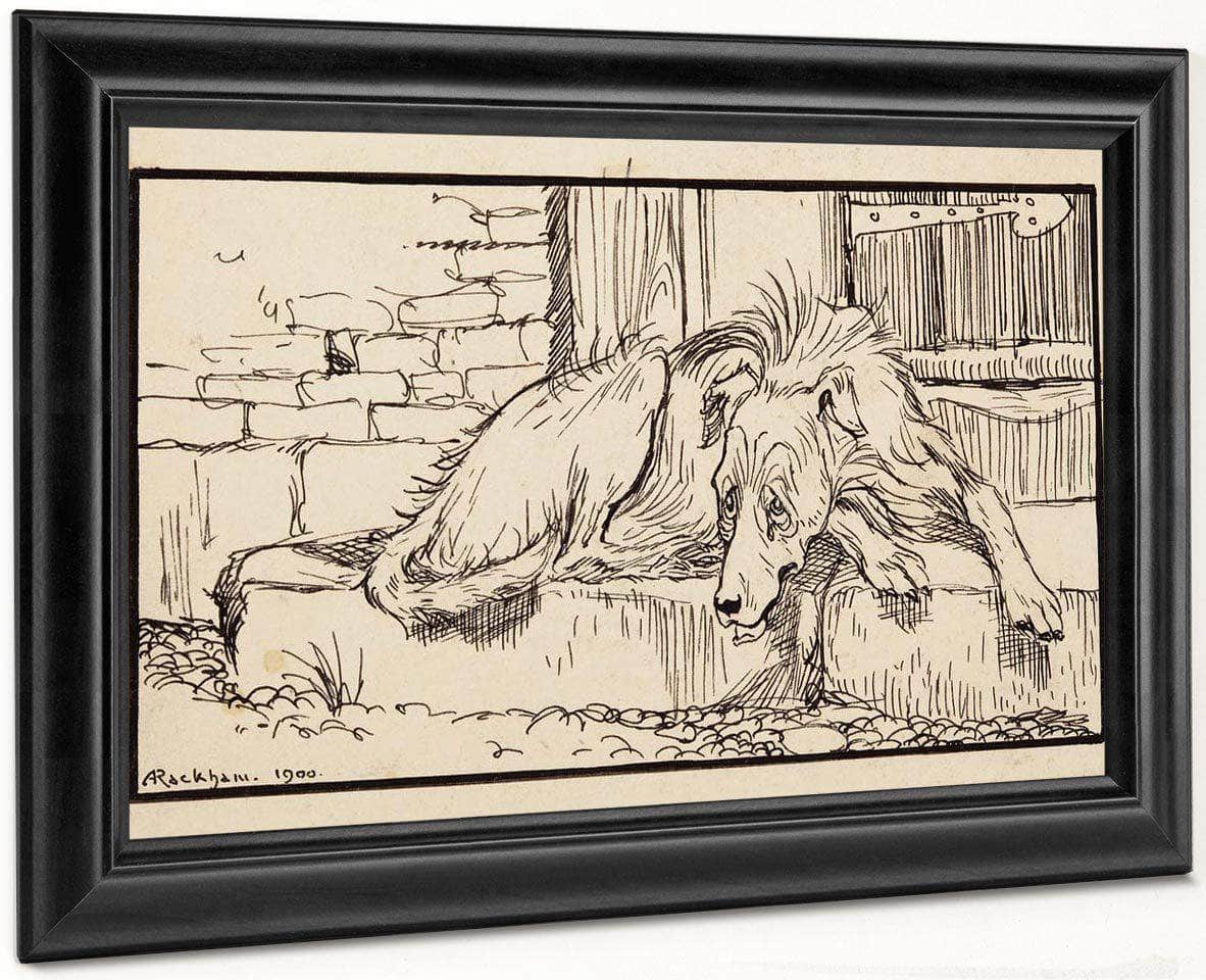 Old Sultan For Grimms Fairy Tales 1900 By Arthur Rackham - Image 8