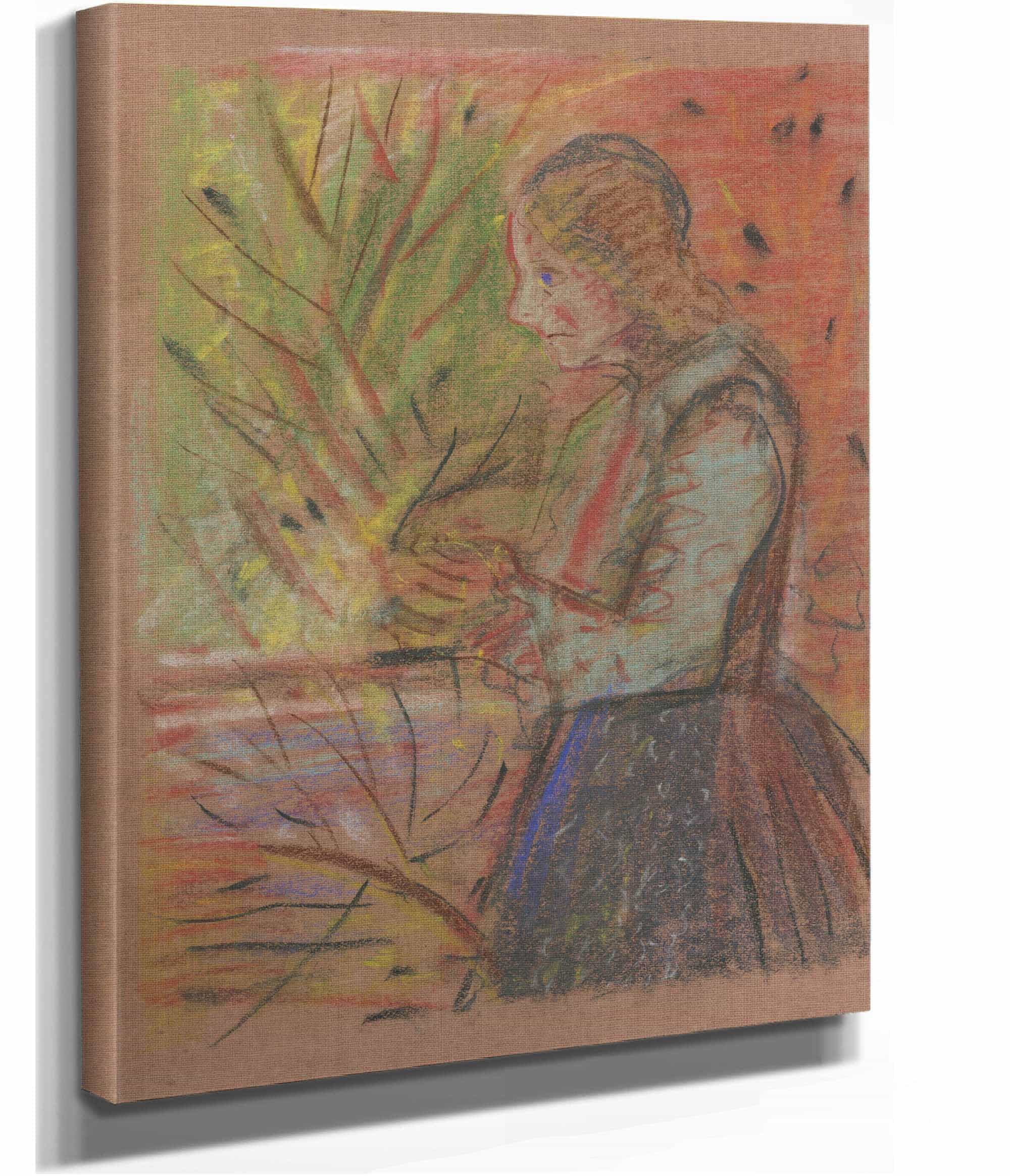 Old Woman by Arnold Peter Weisz Kubincan - Image 3