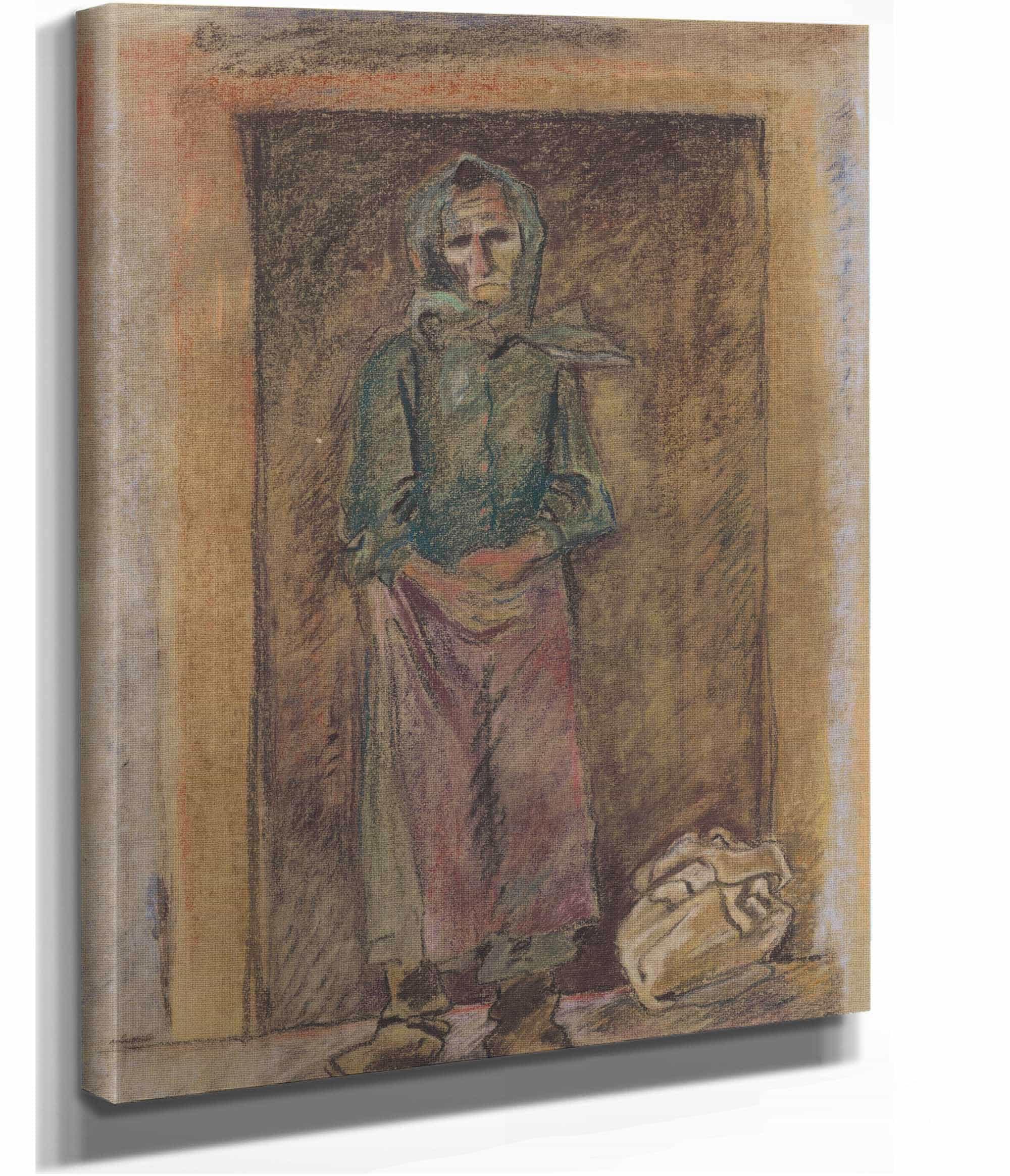 Old Woman by Arnold Peter Weisz Kubincan - Image 4