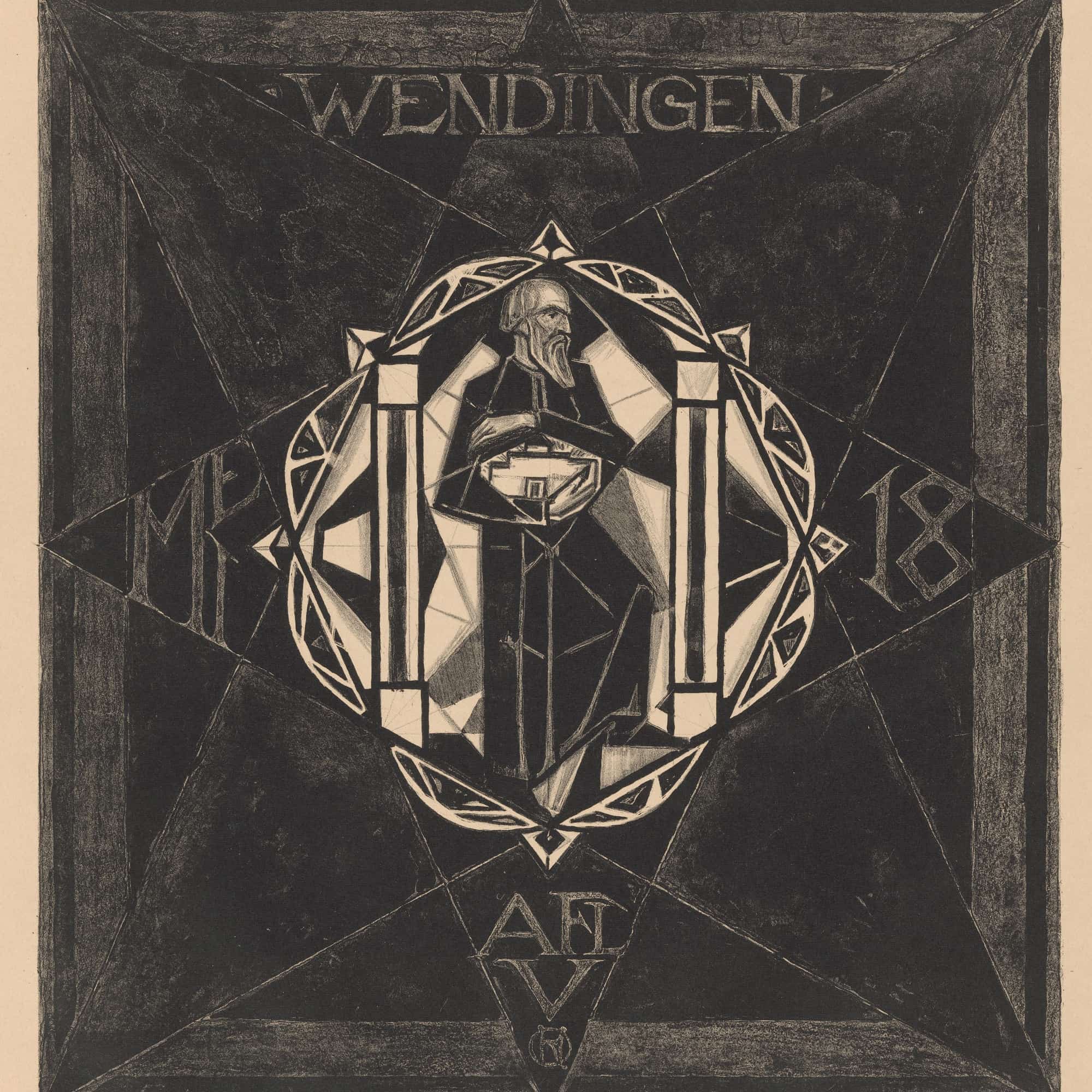 Omslagontwerp Voor Wendingen by Richard Nicolaus Roland Holst - Image 4