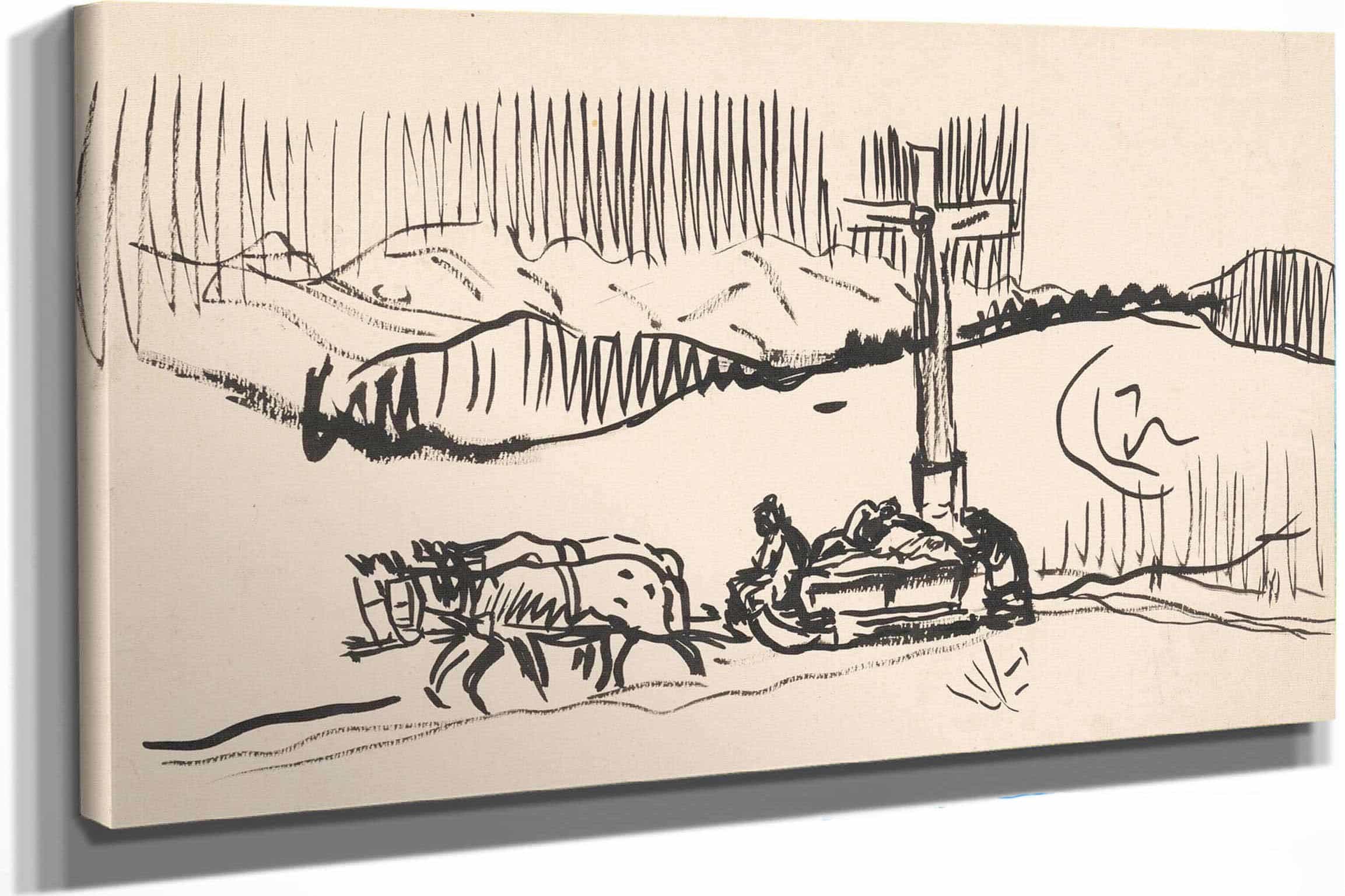 On A Sleigh Arnold by Arnold Peter Weisz Kubincan
