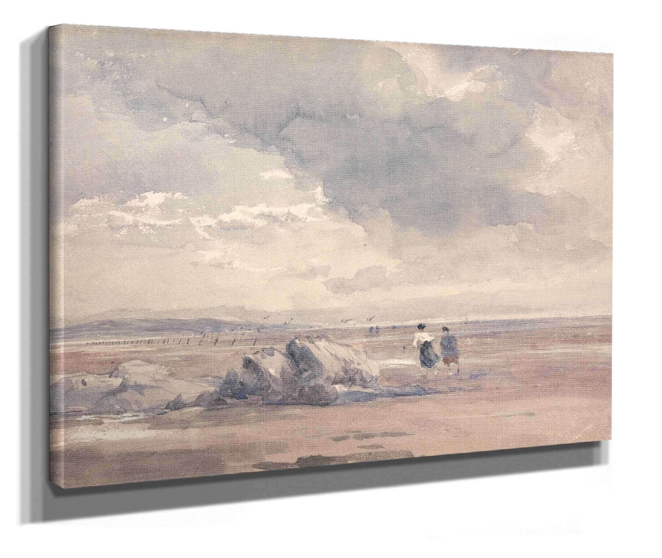 On Lancaster Sands Low Tide S by David Cox - Image 2