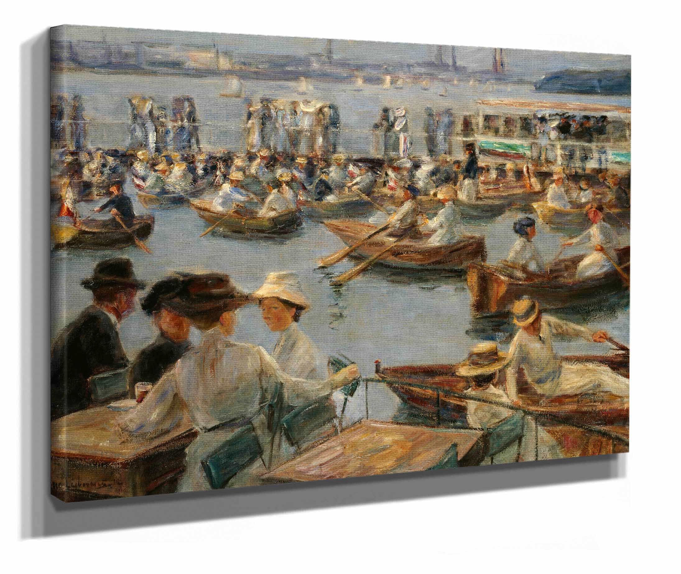 On The Alster In Hamburg by Max Liebermann - Image 2