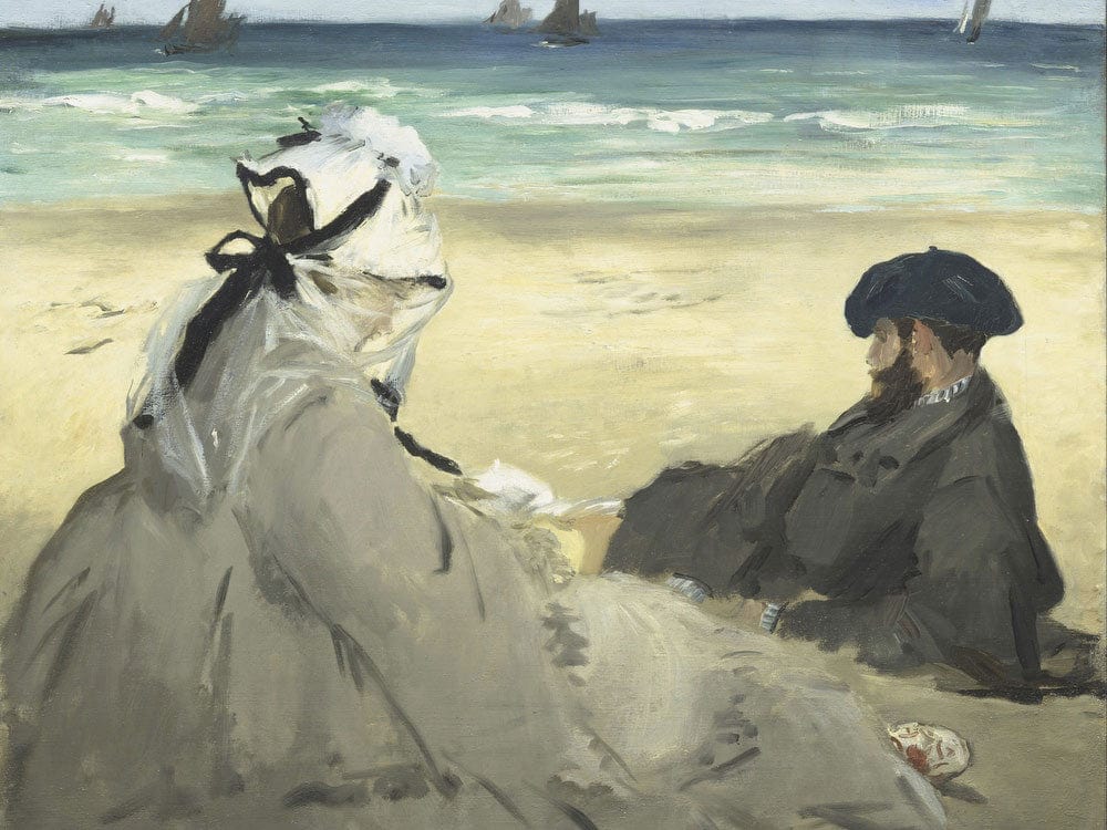 On The Beach 1 By Edouard Manet - Image 7