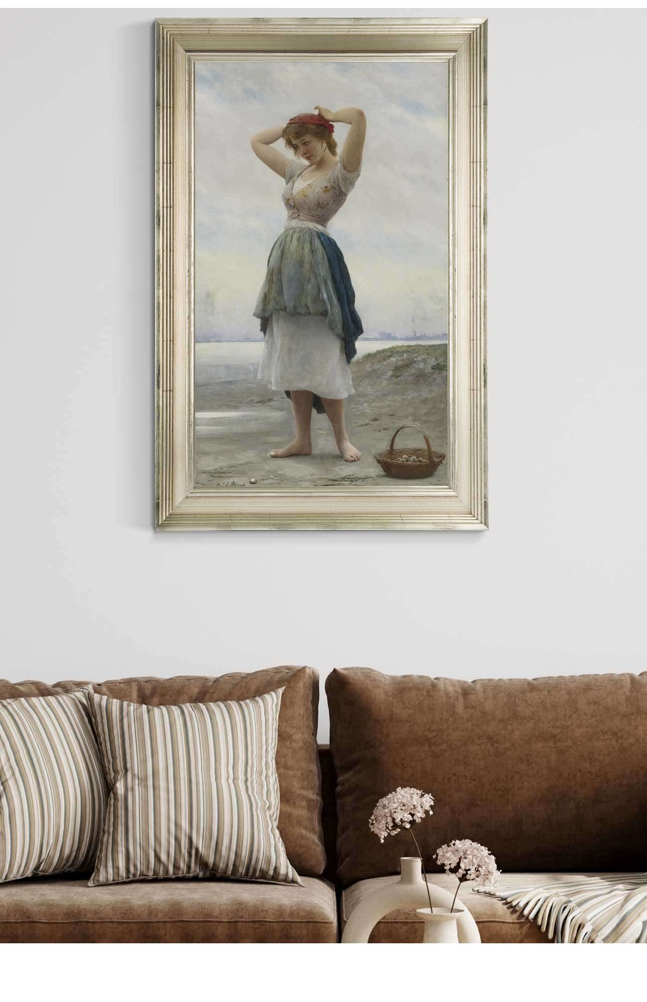 On The Beach by Eugen Von Blaas - Image 5