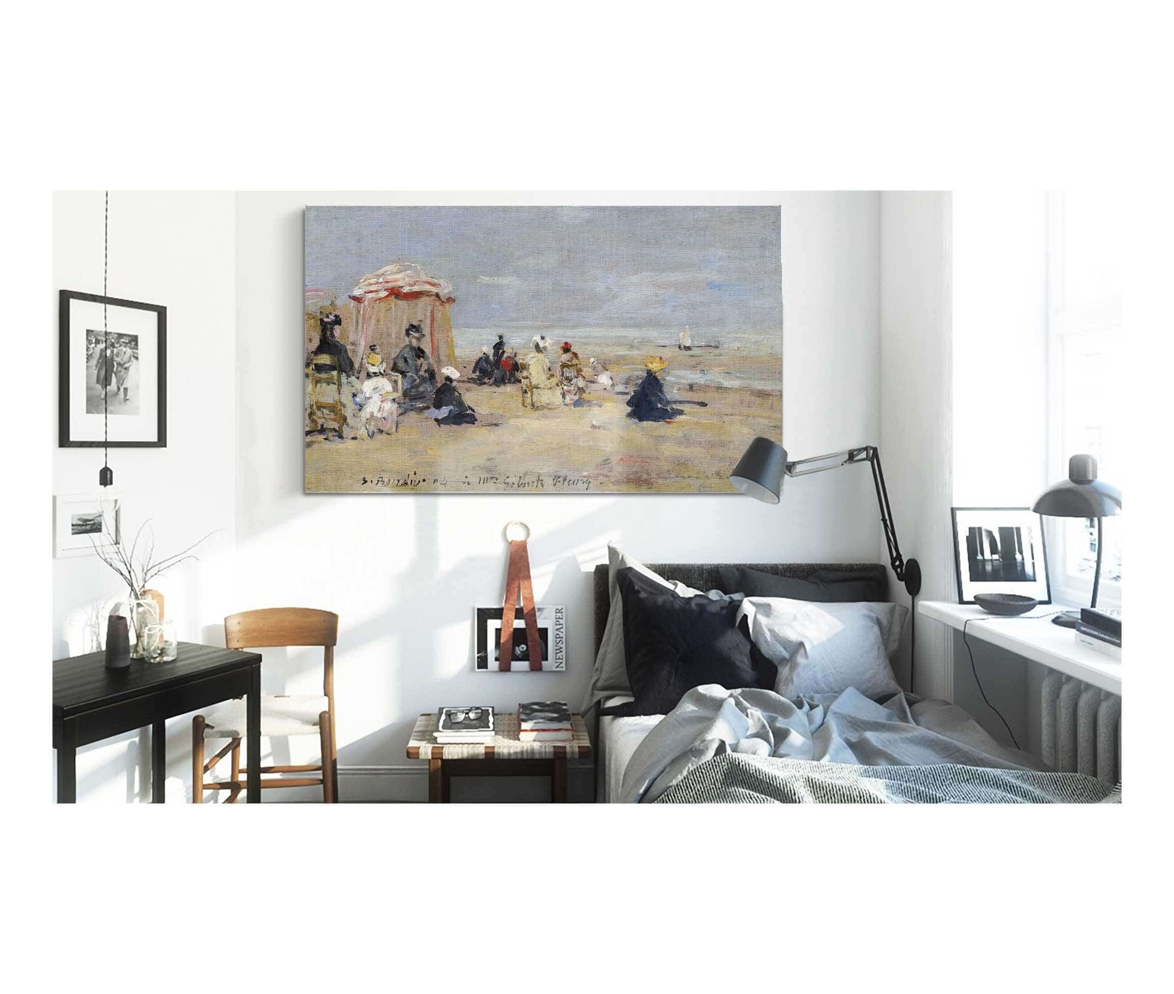 On The Beach by Eugene Boudin - Image 3