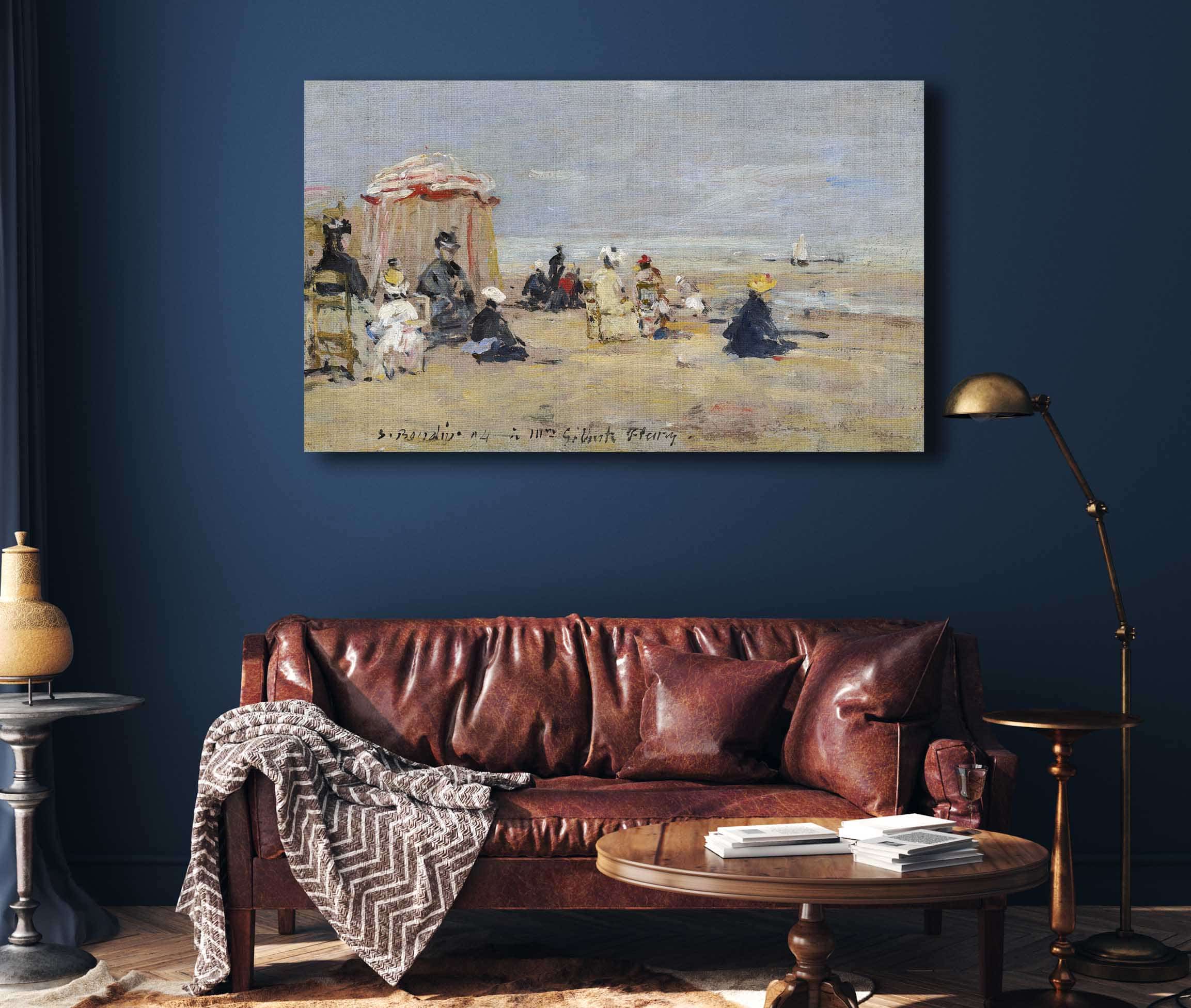 On The Beach by Eugene Boudin - Image 4