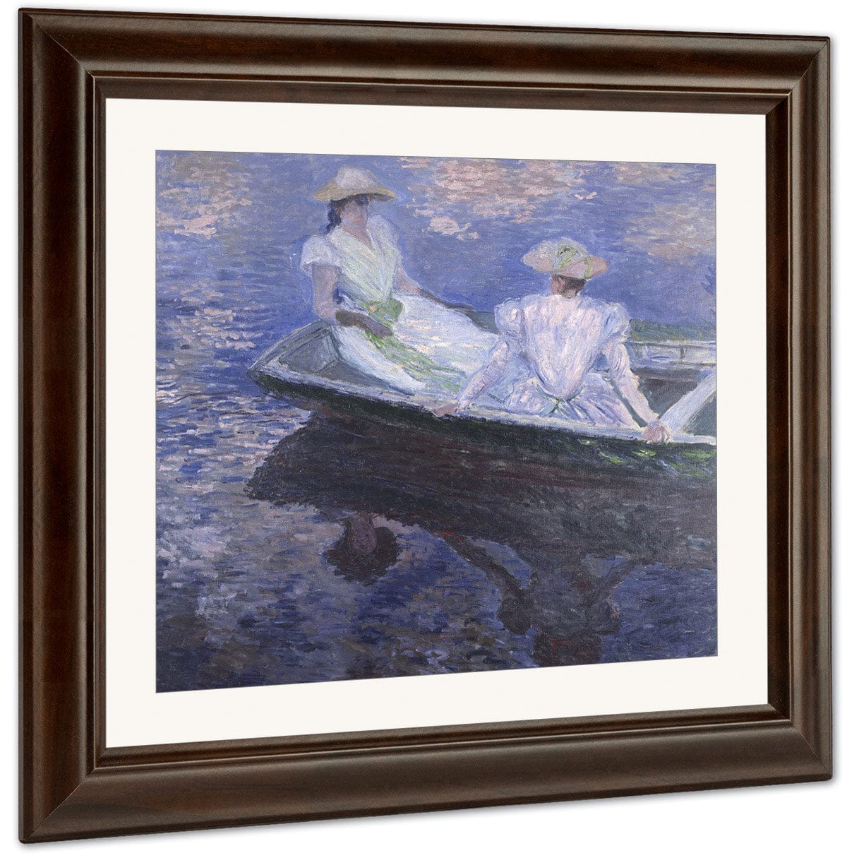 On The Boat By Claude Monet - Image 3