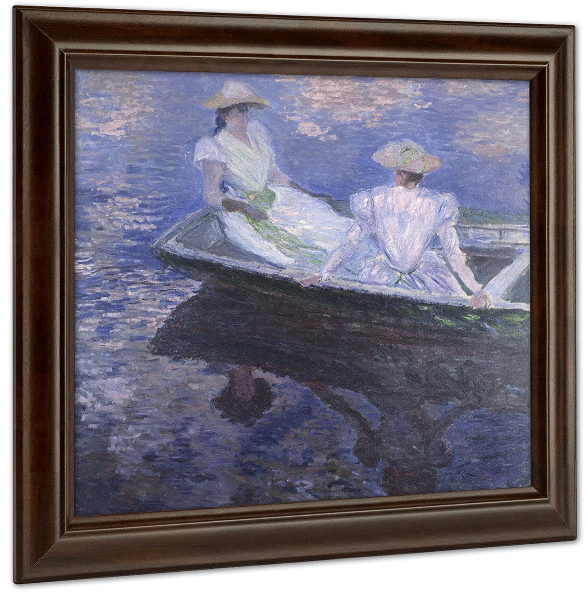 On The Boat By Claude Monet - Image 4