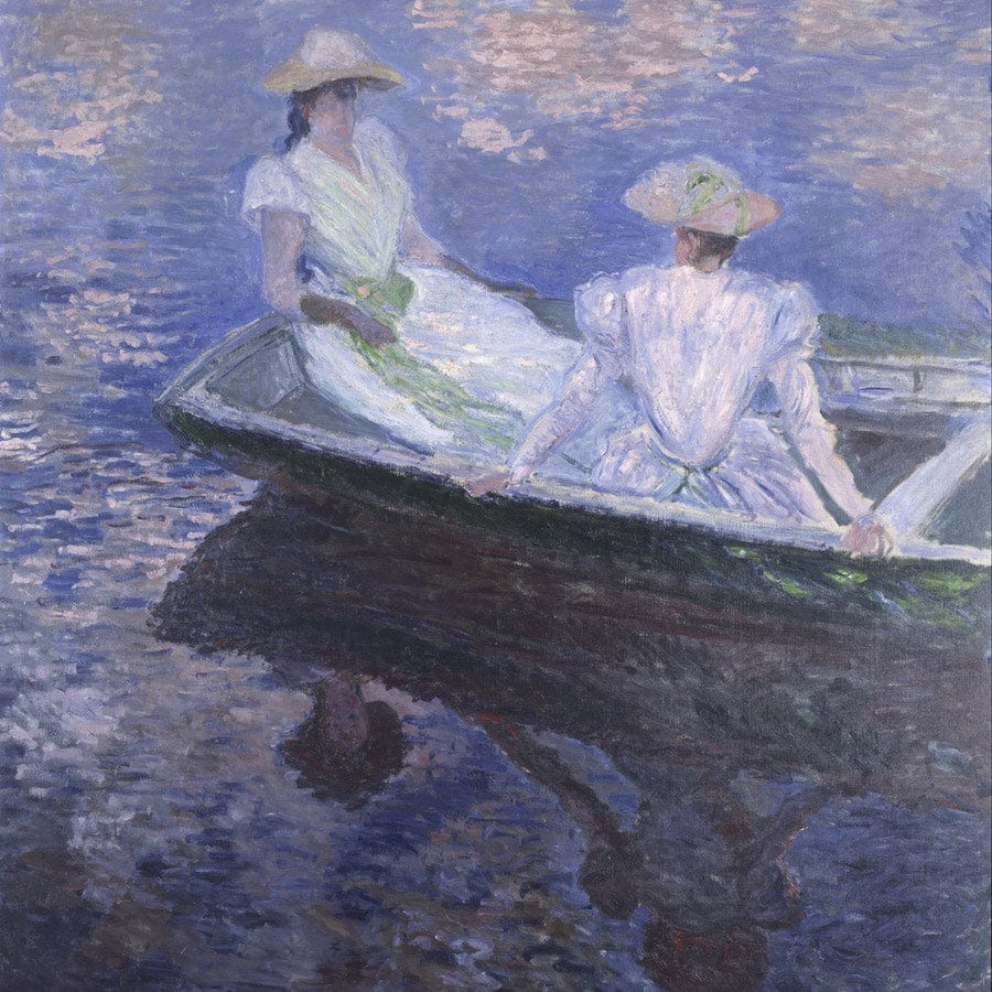 On The Boat By Claude Monet - Image 5