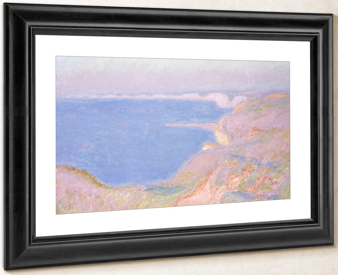 On The Cliffs Near Dieppe, Sunset 1 By Claude Monet - Image 2