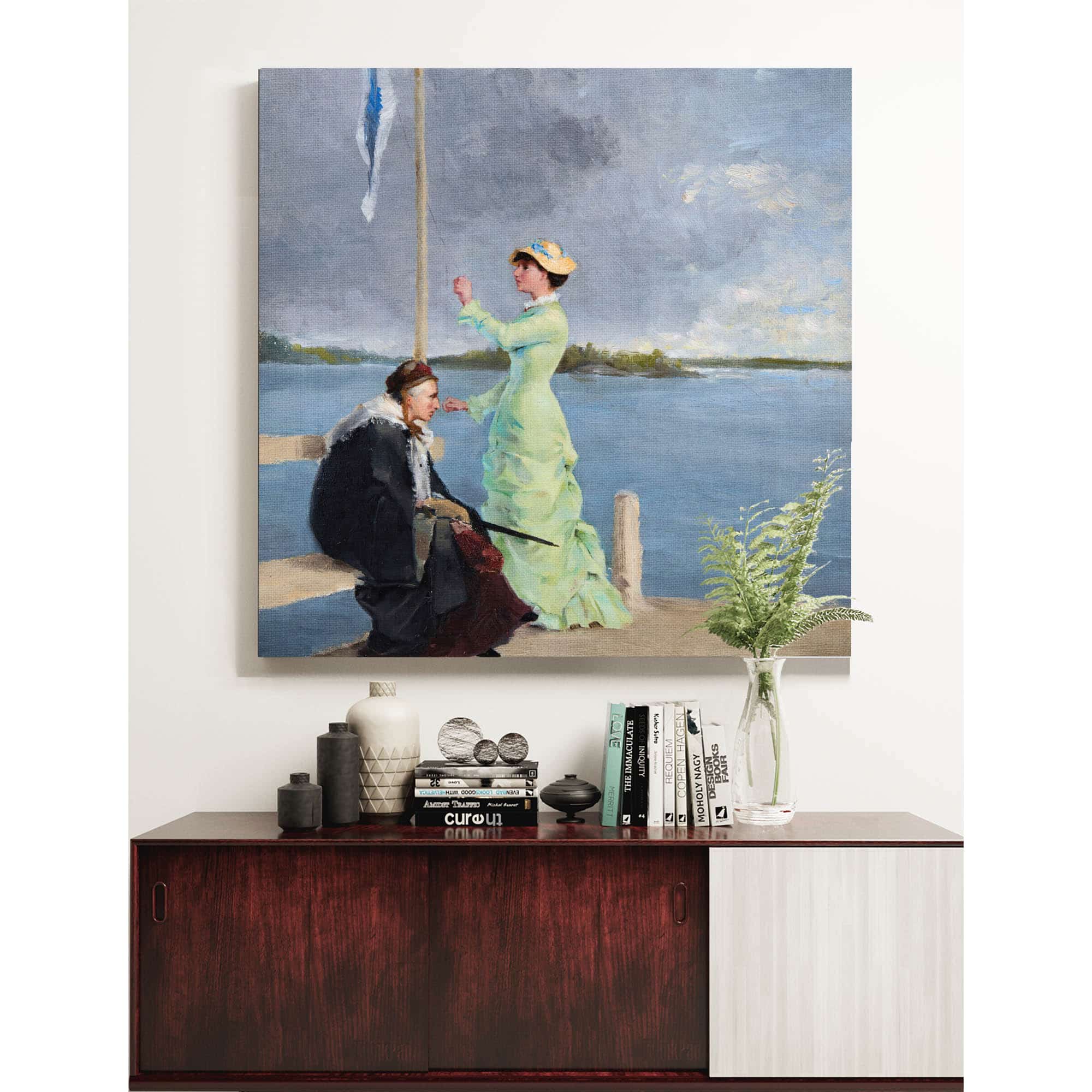 On The Jetty by Helene Schjerfbeck - Image 5