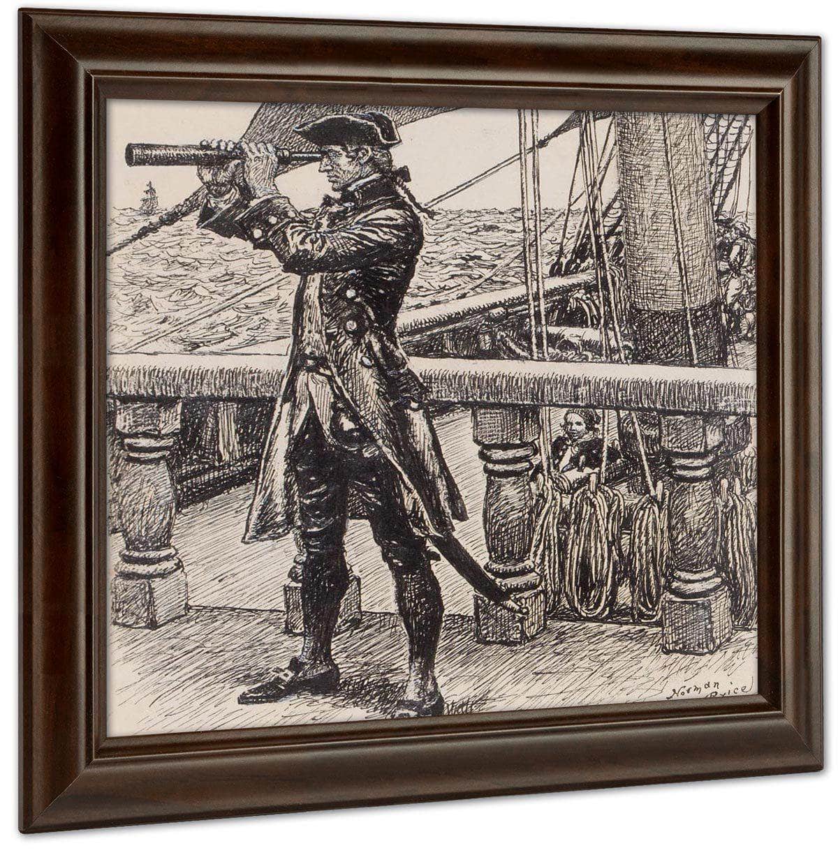 On The Lookout By Norman Mills Price - Image 4