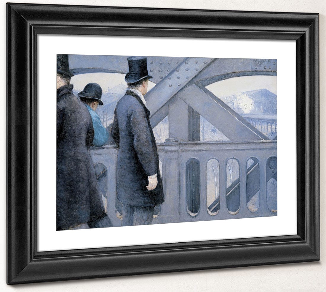 On The Pont De L'europe By Gustave Caillebotte - Image 2