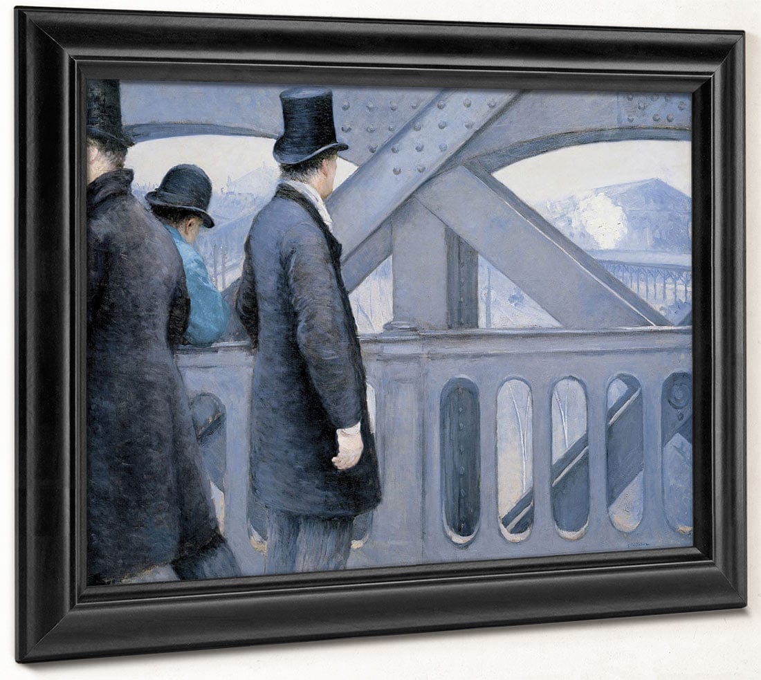 On The Pont De L'europe By Gustave Caillebotte - Image 6