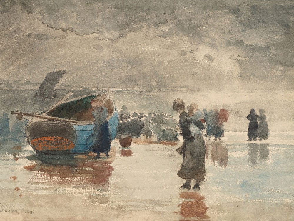 On The Sands By Winslow Homer - Image 7