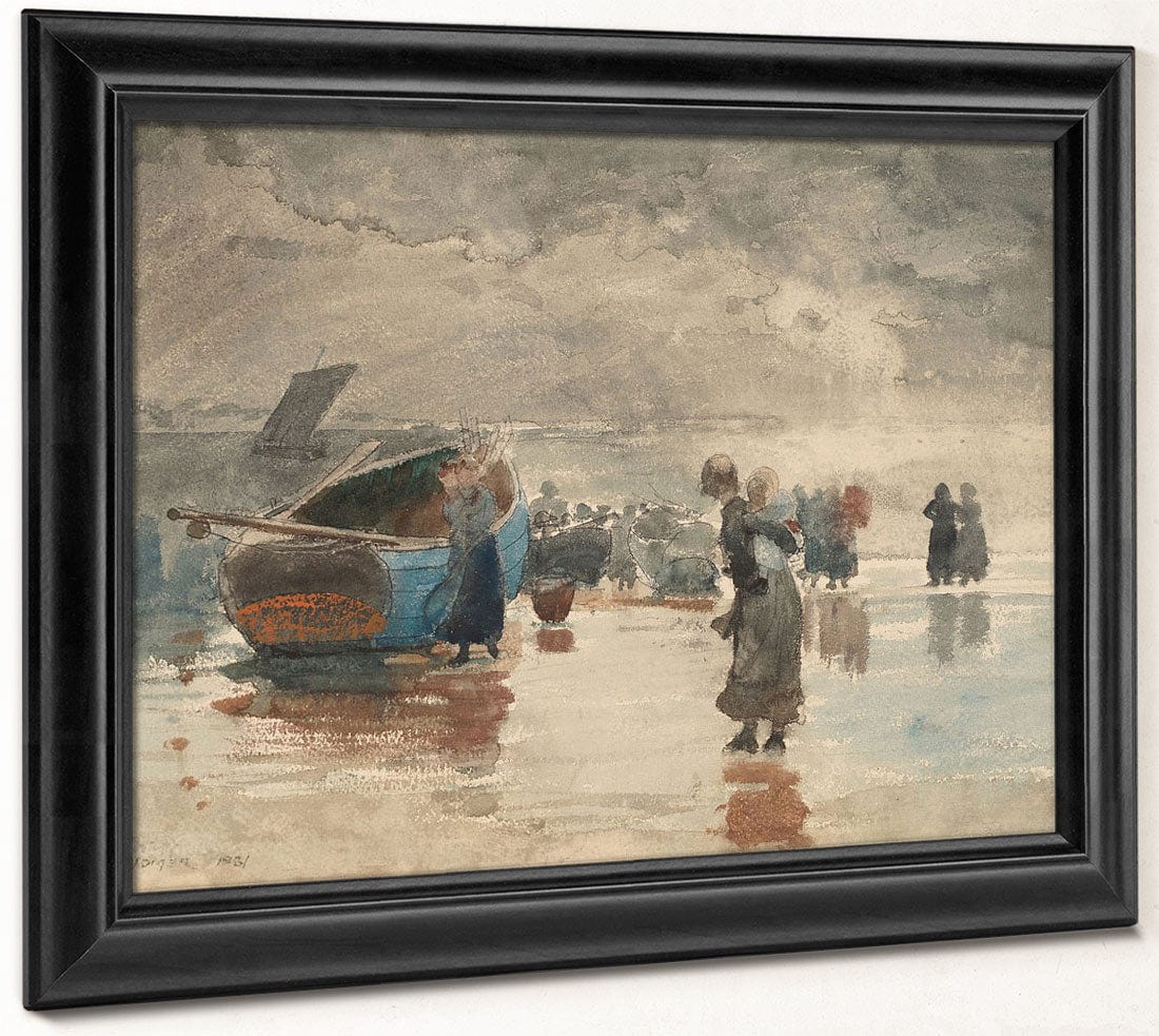 On The Sands By Winslow Homer - Image 8