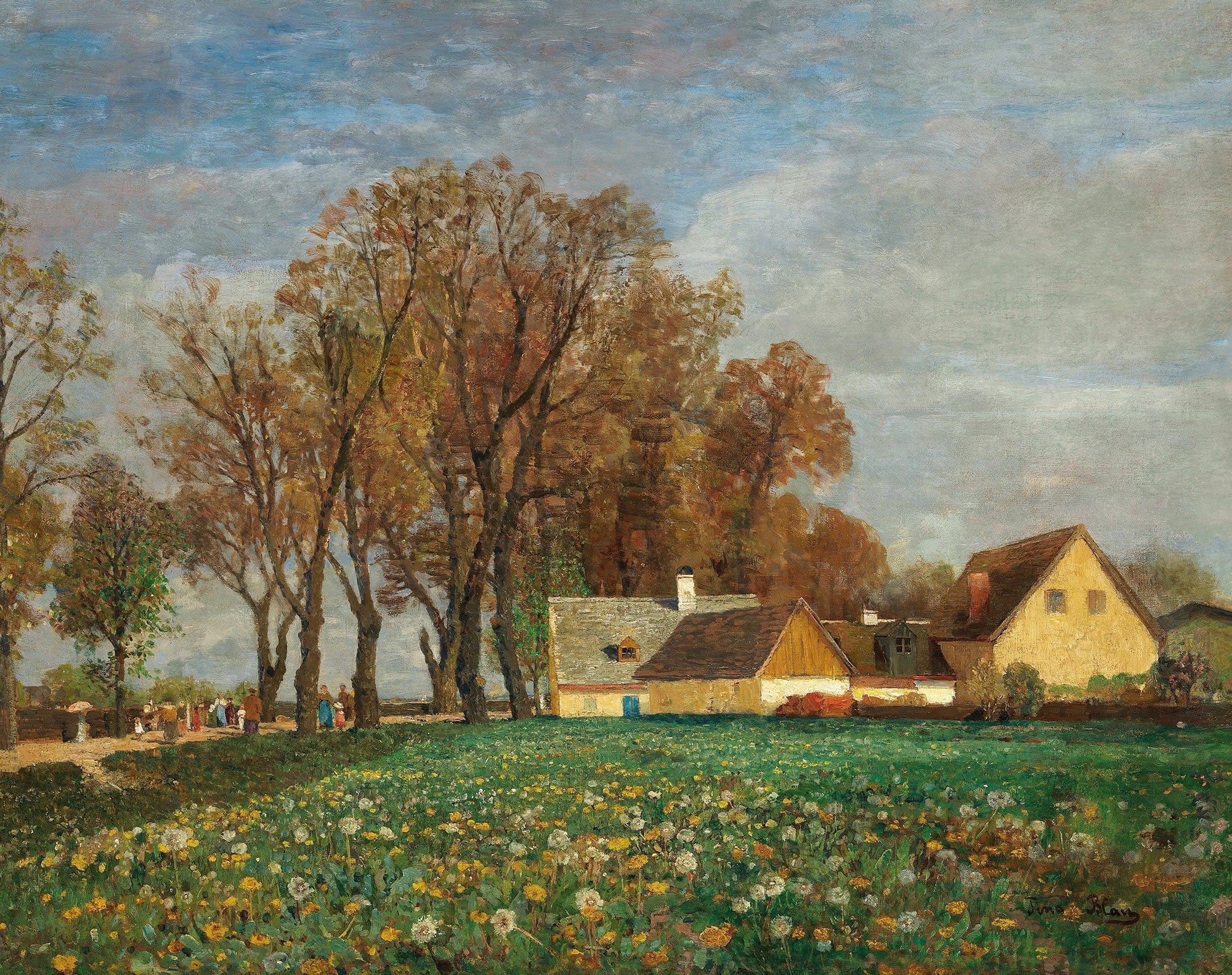 On The Schleibheimerstrabe by Tina Blau