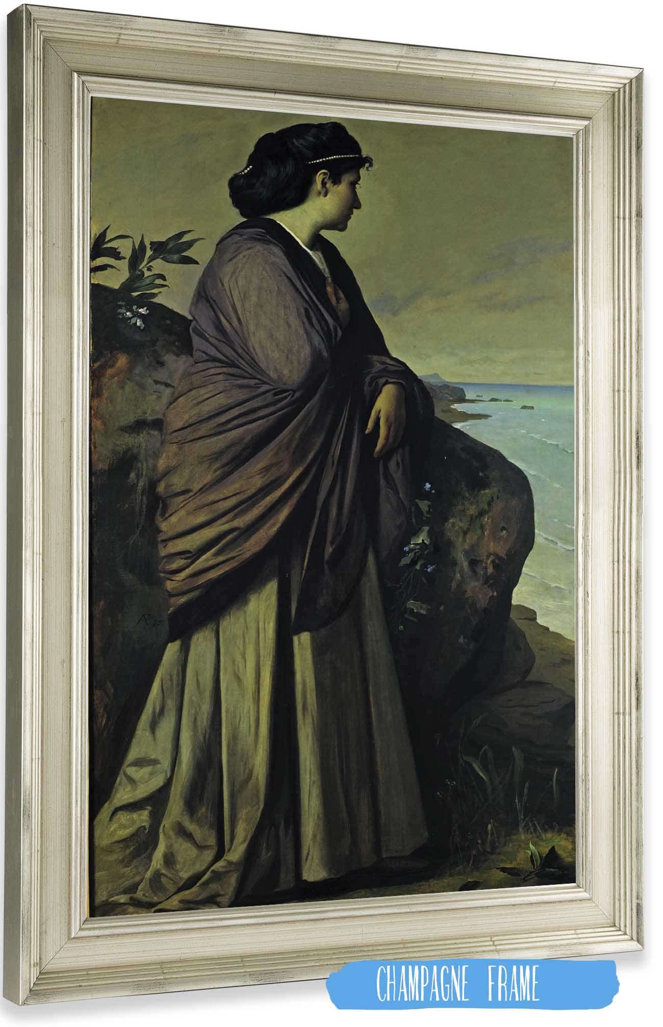 On The Seashore Modern Iphigenia by Anselm Feuerbach