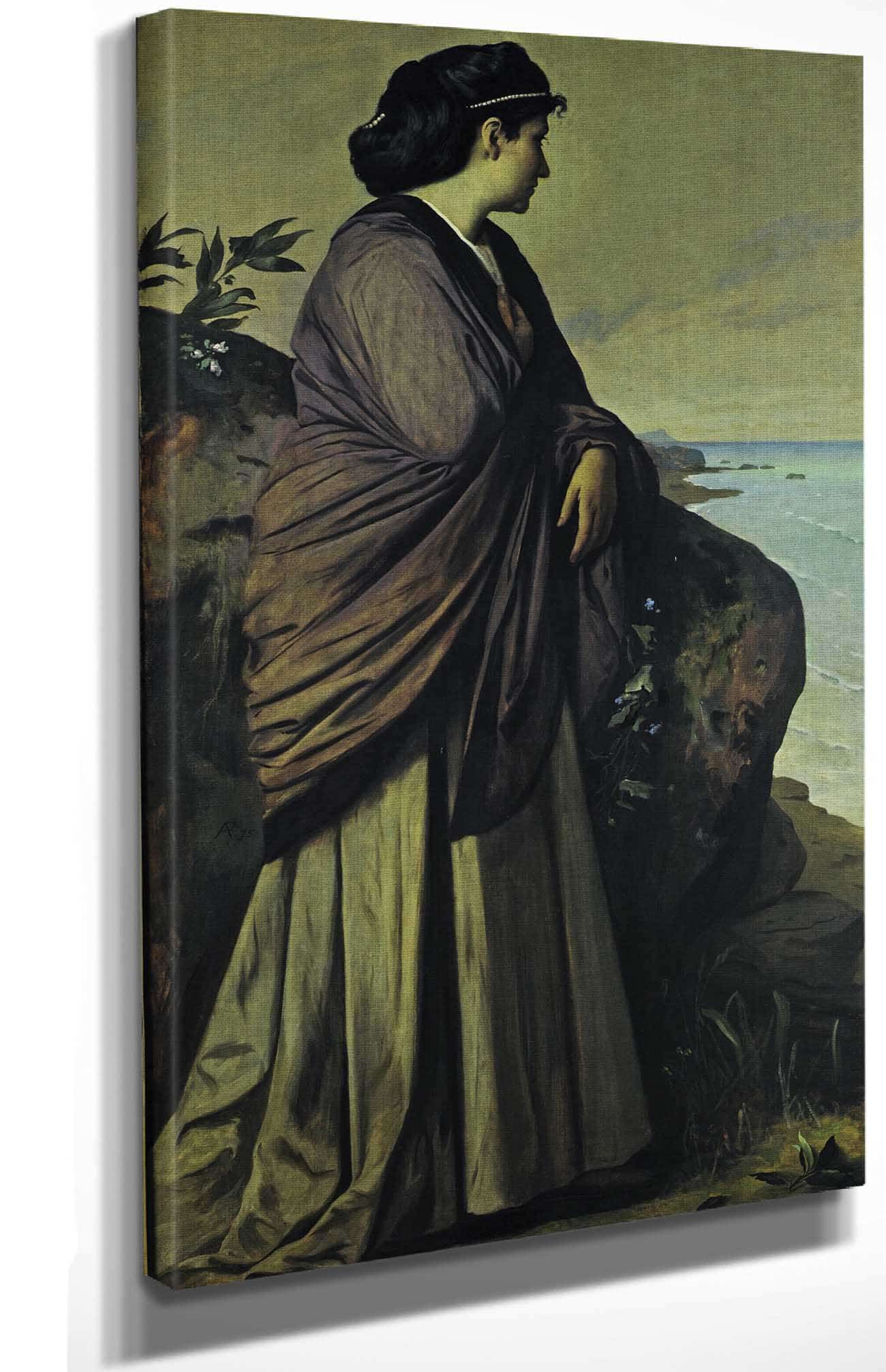 On The Seashore Modern Iphigenia by Anselm Feuerbach - Image 4