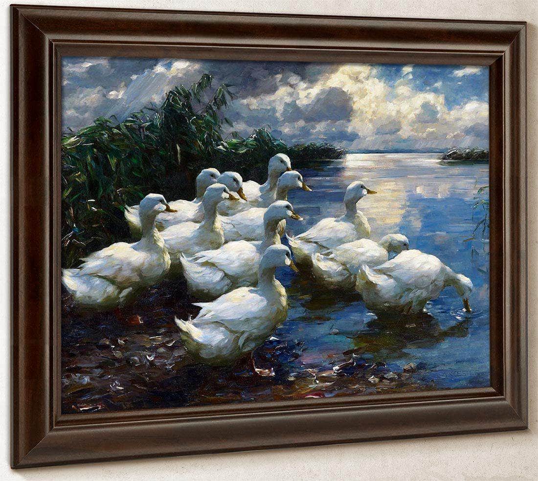 On The Shores Of Lake Constance By Alexander Koester - Image 6
