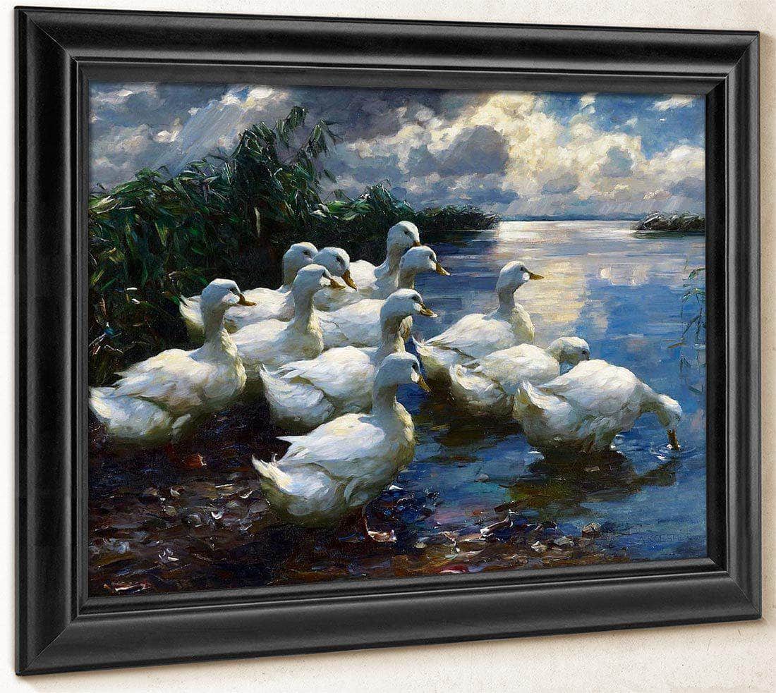 On The Shores Of Lake Constance By Alexander Koester - Image 8
