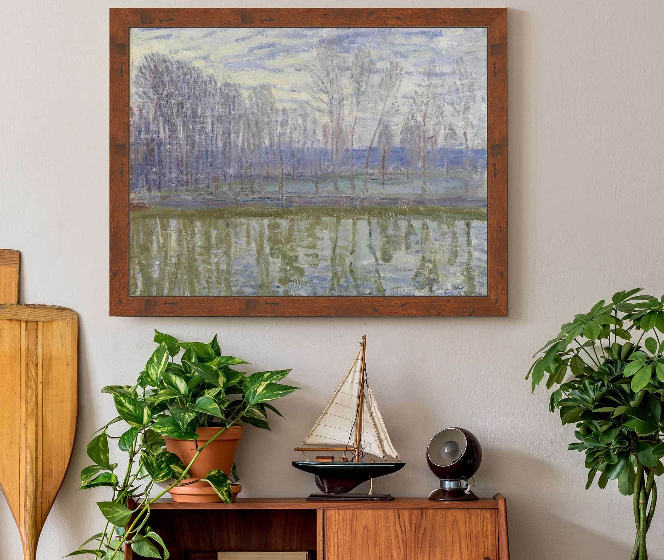 On The Shores Of Loing by Alfred Sisley - Image 3